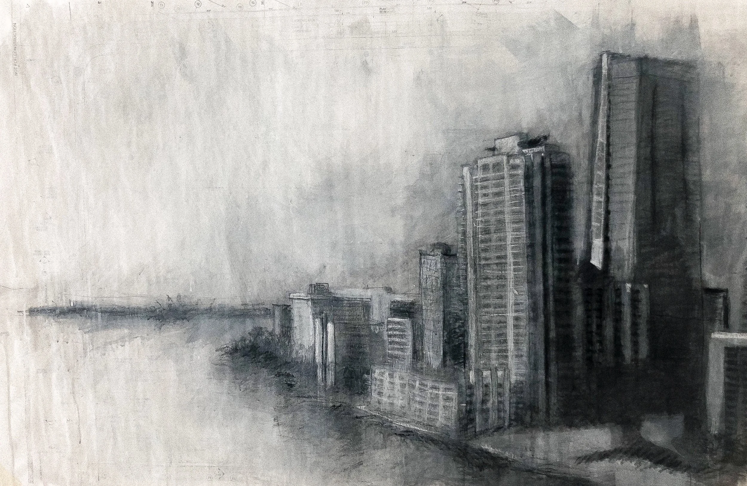 Brickell Bay Drive I (24x36) 2018