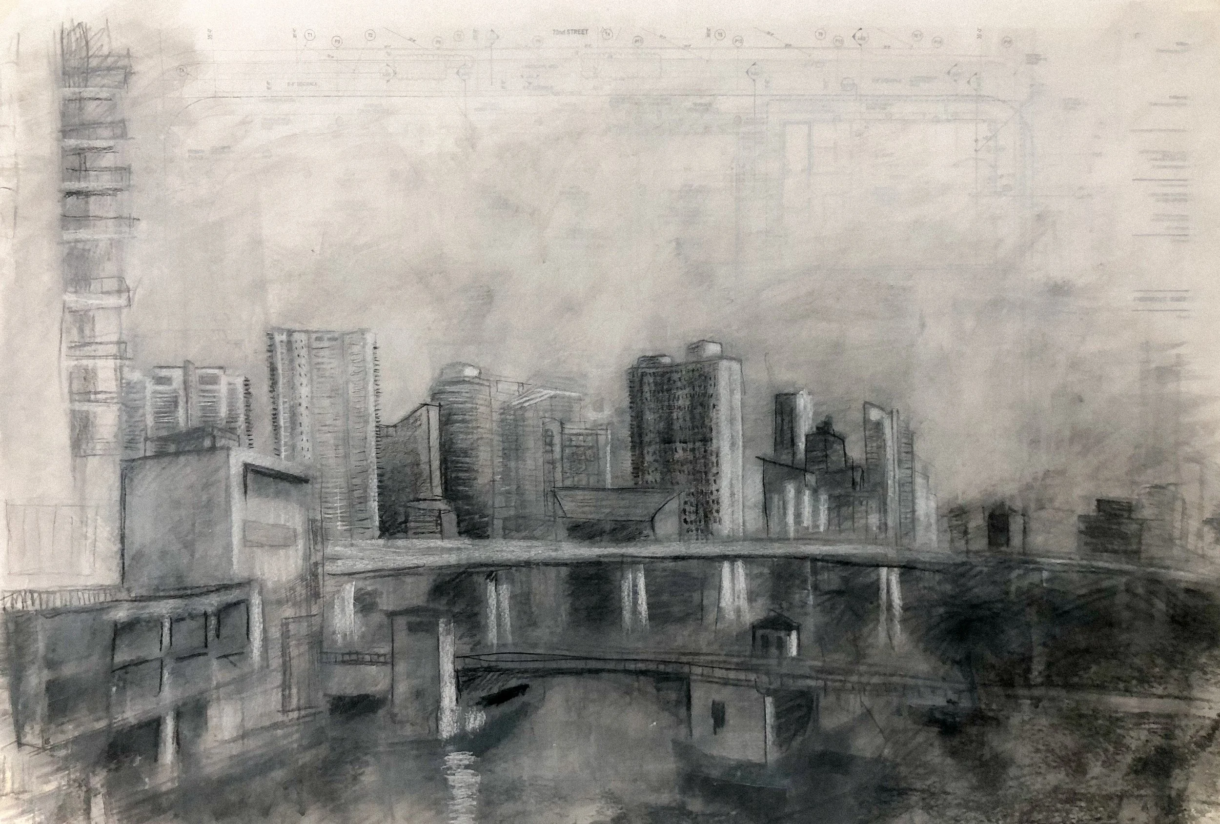 Flagler Bridge (24x36) 2018