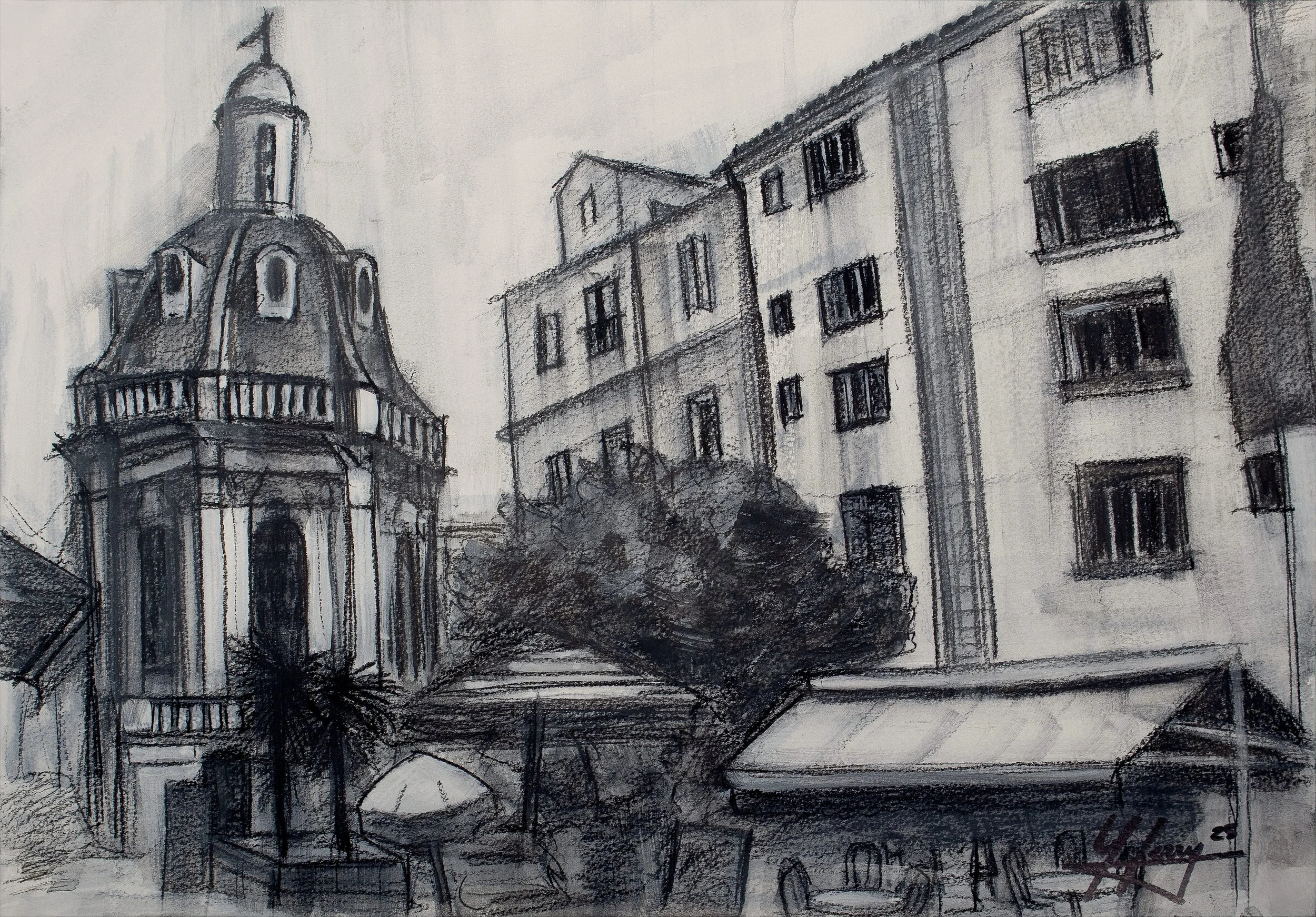 Place Saint-Come I (14x20) 2025