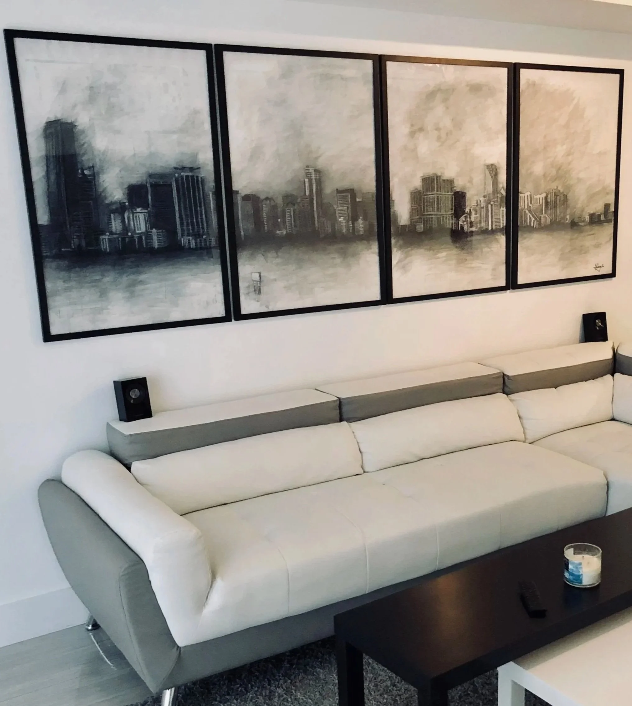 Miami Skyline (24x36 per panel) 2018