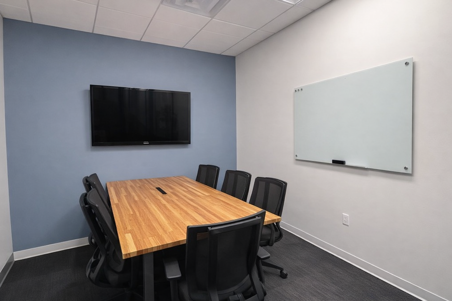 Meeting Room Repaint, TV & Whiteboard Install - Venture X Greenwood Village