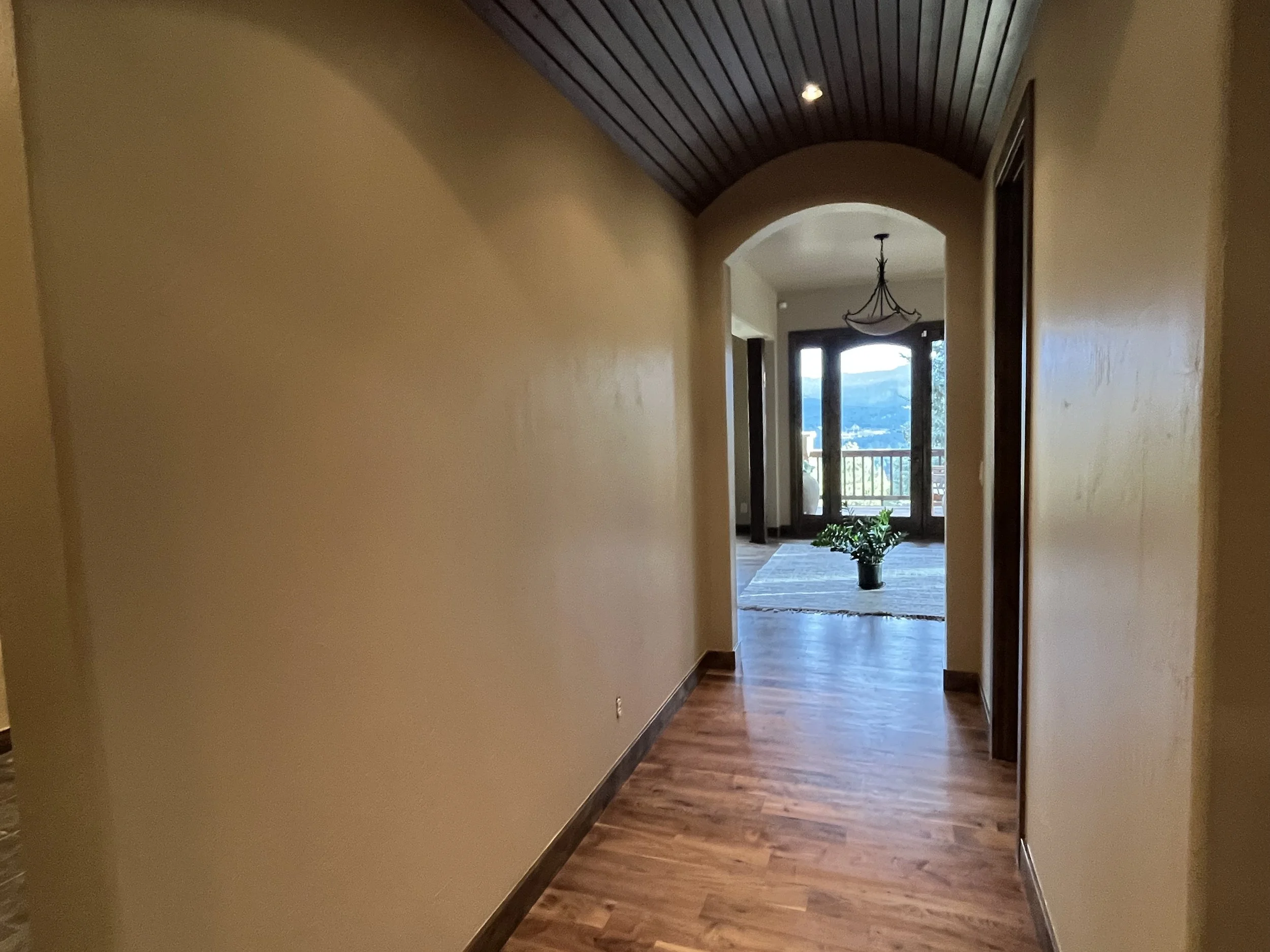 Interior painting in Evergreen. Hallway painting services in Evergreen