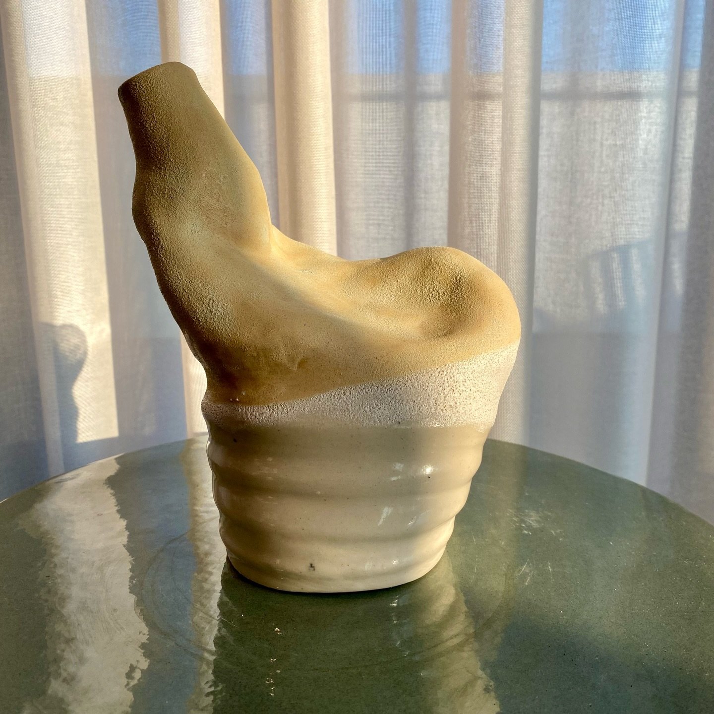 Hybrid ✨ When wheel throwing and hand building meet.

Aren&rsquo;t all of us a mix of two or more worlds intertwined? 
The logic and the emotional, the analytic and the intuitive, the dreamer and the grounded. And more. 

#ceramics #art #handbuiltcer