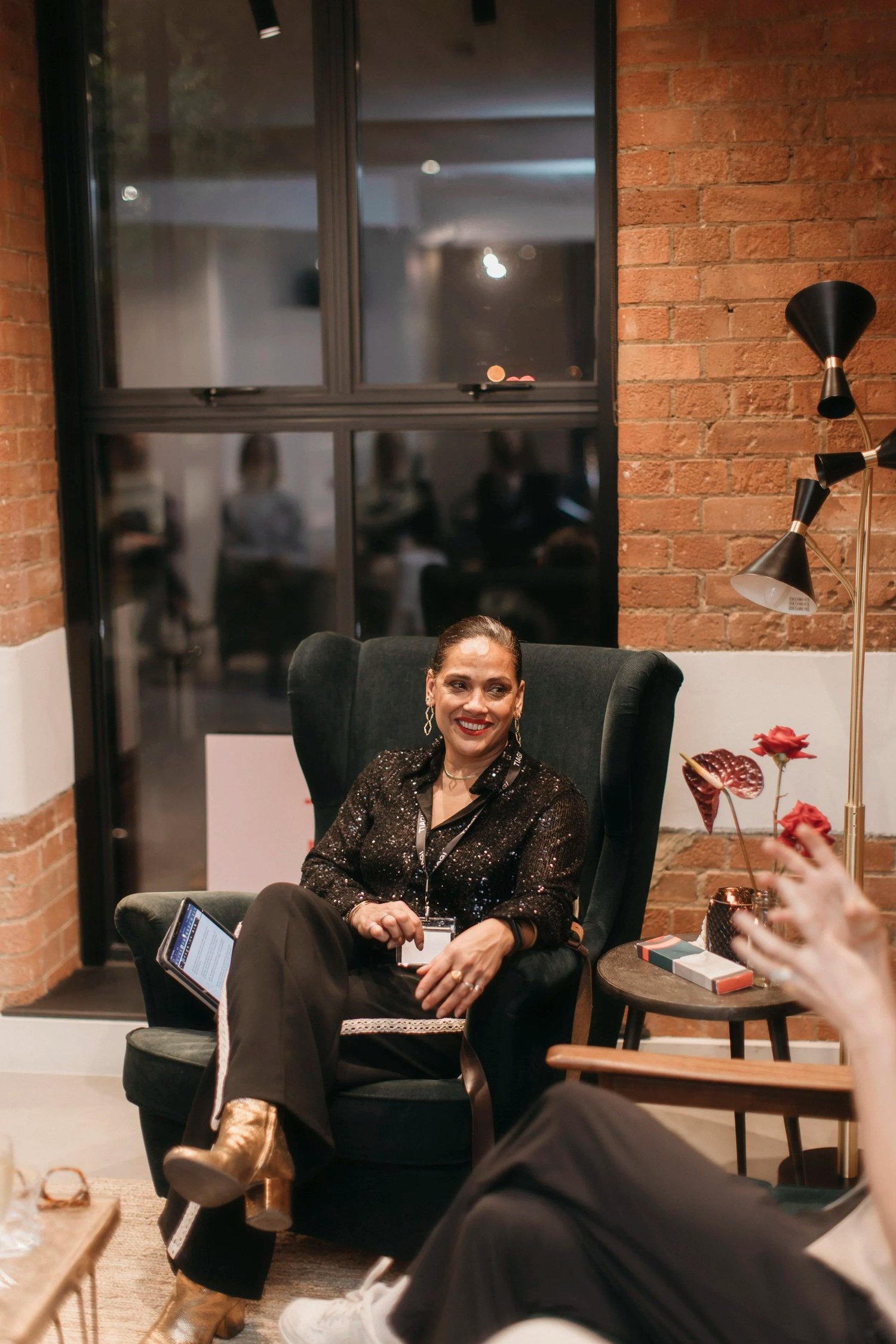 A guest in the hot seat