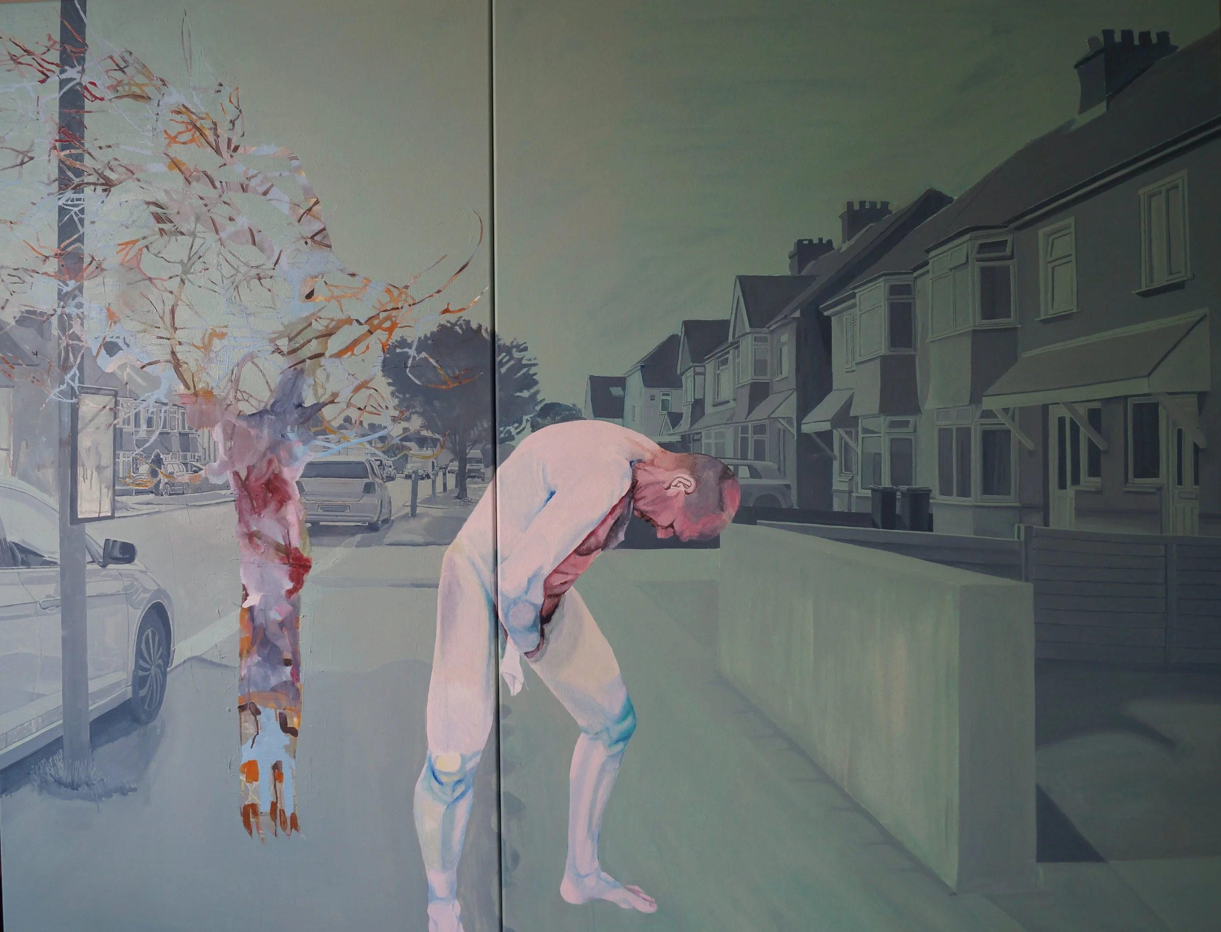 Washing, Oil on canvas - 180x140x2cm (August 2026)