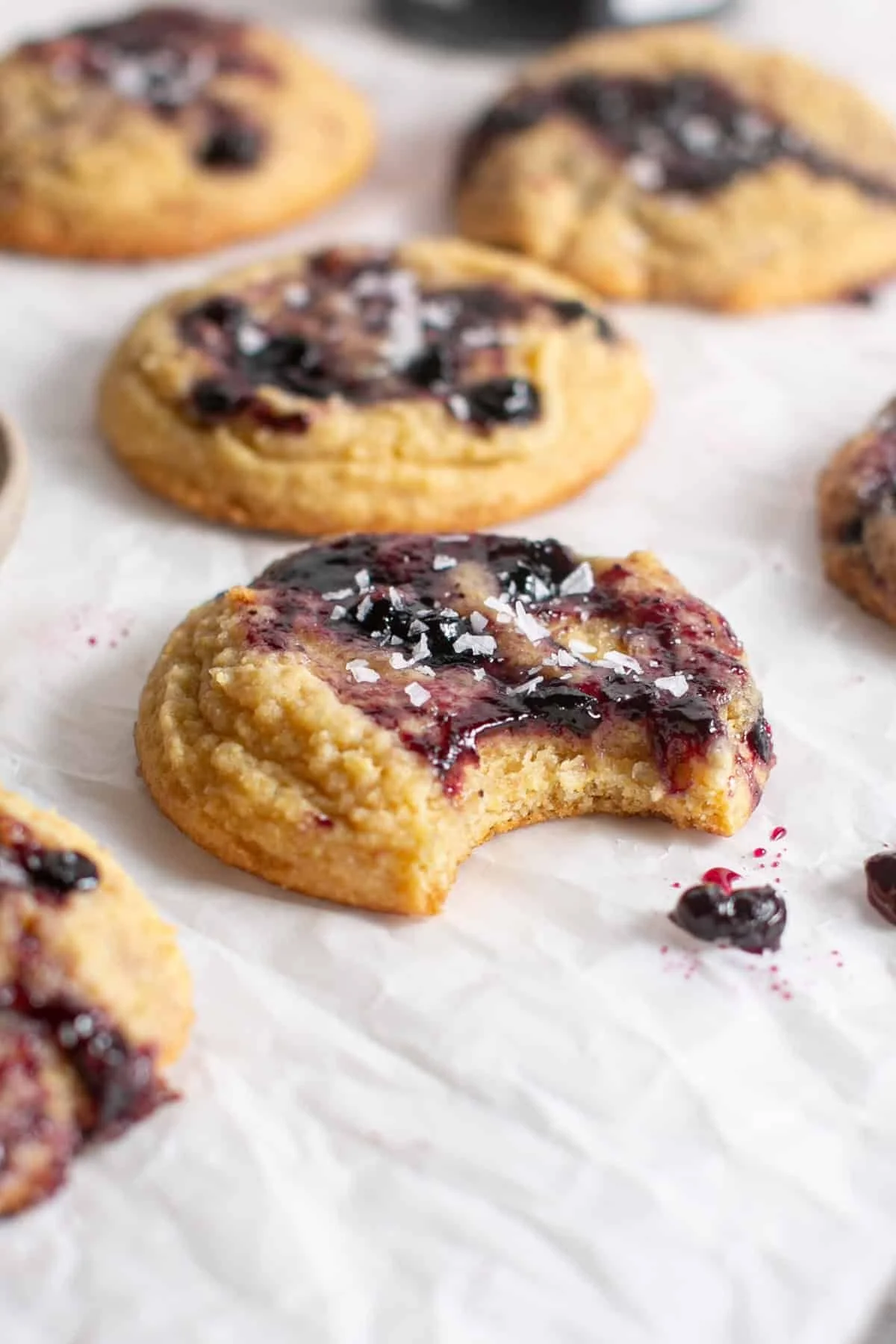 Blueberry Sweet Corn Cookies