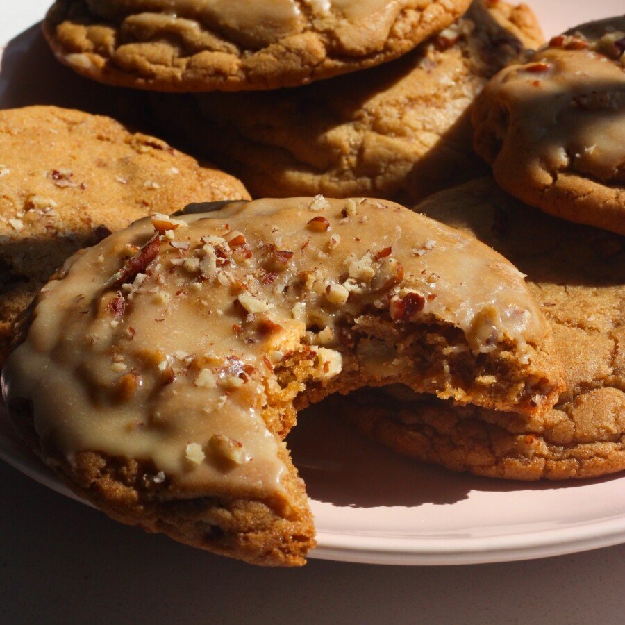 Maple Pecan Frosted Cookie