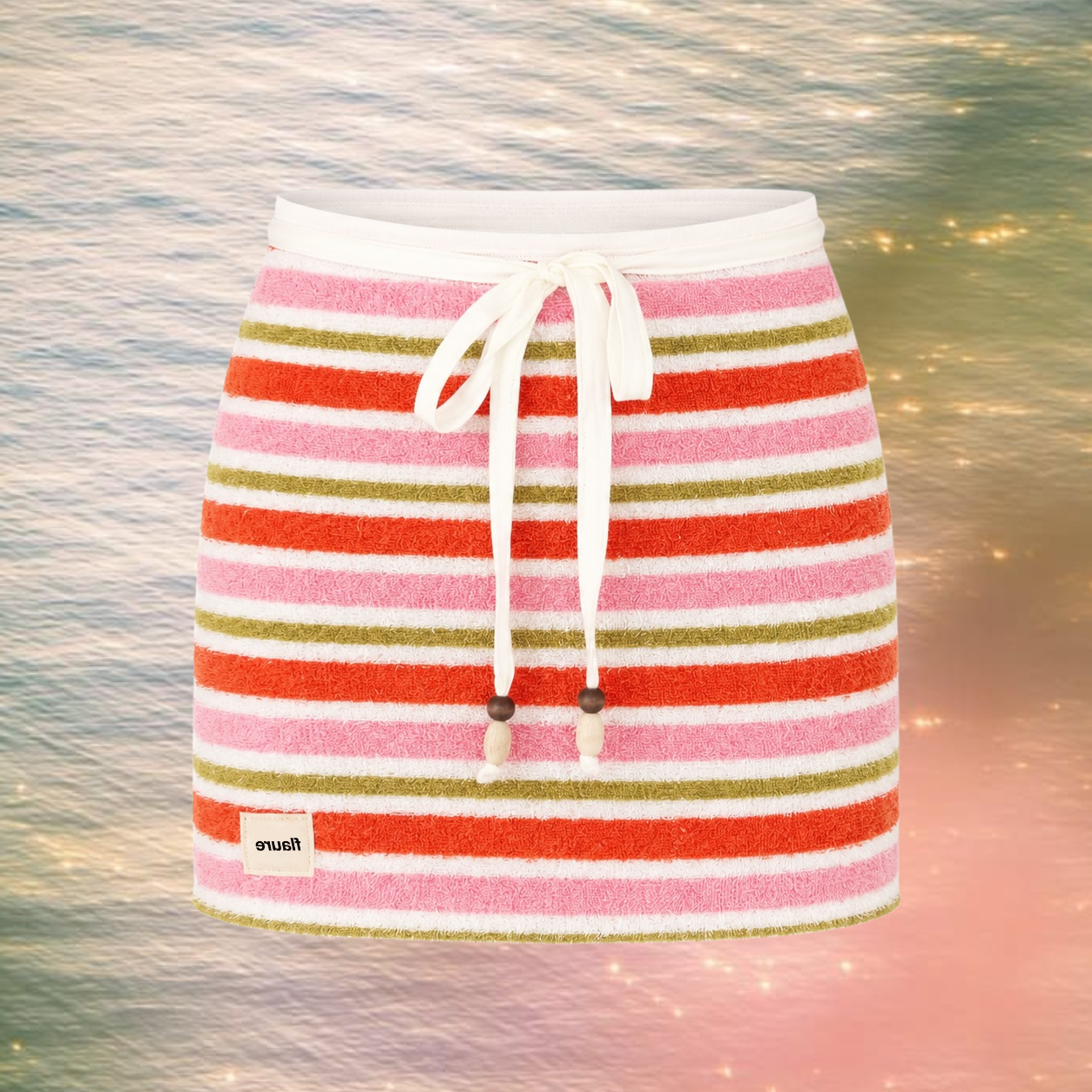 Towel Wrap Skirt - Heliconia