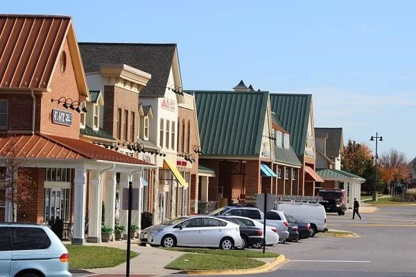 Picture of shops in Urbana, Maryland