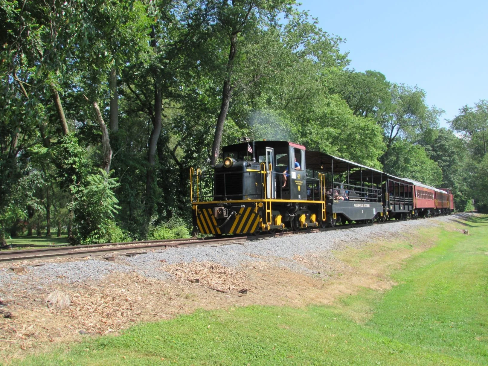 Picture of an old fashioned train in Walkersville, MD