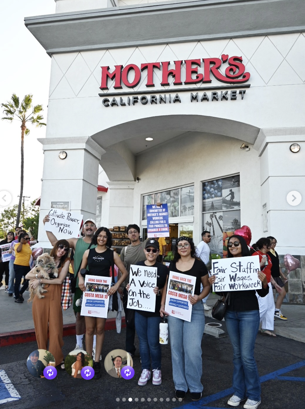 LA TIMES/DAILY PILOT: Mother’s Market suspends 15 Costa Mesa workers participating in union drive