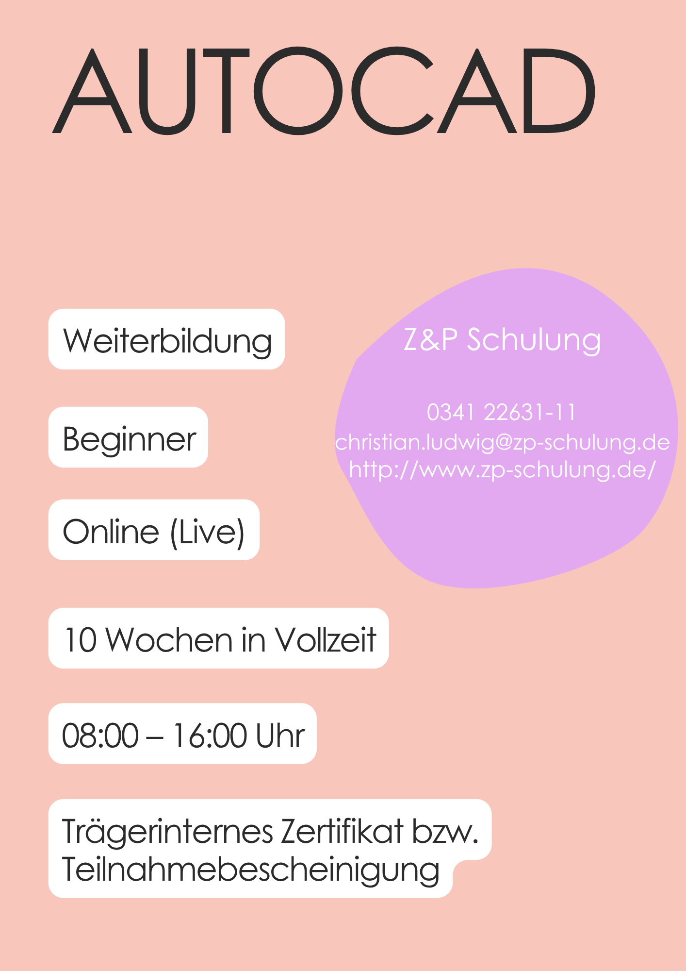 Z&P Schulung | Fachexperte AutoCAD