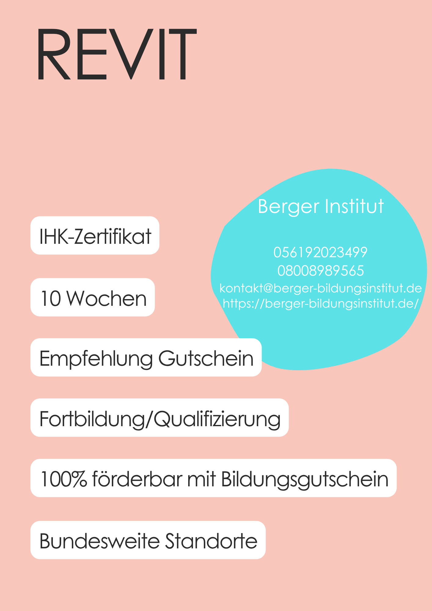 Berger Institut | Revit 2D / 3D Key User