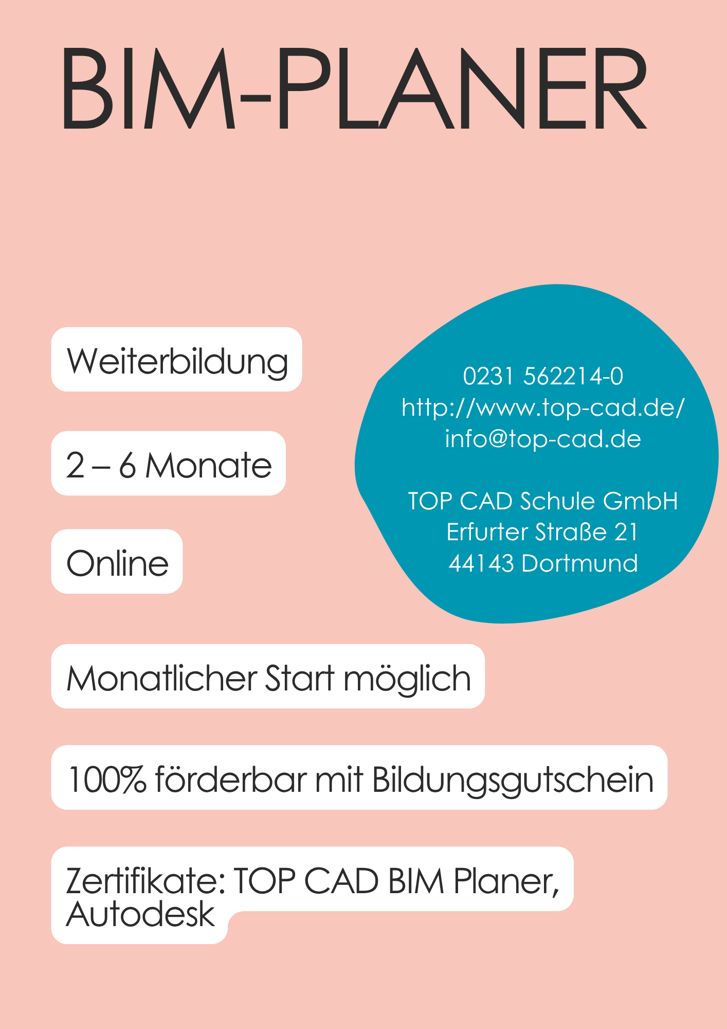 TOP CAD Schule | BIM-Planer für Architektur & Bauwesen