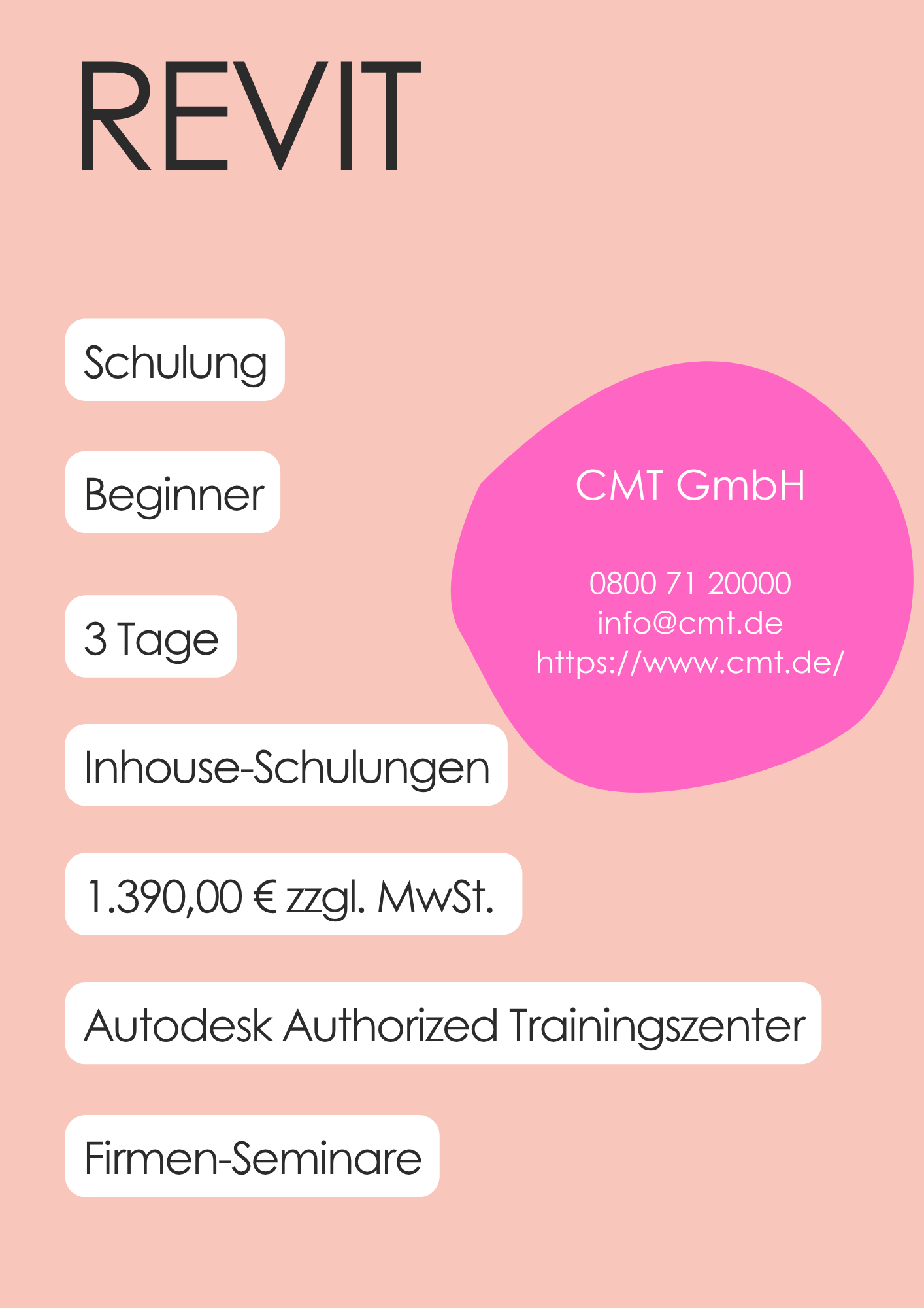 CMT Trainings | Revit-Architecture Grundkurs