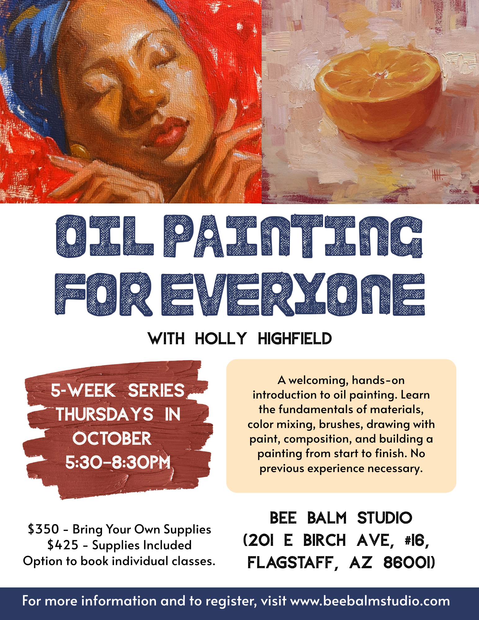 Beige Green Minimalist Painting Class Flyer.png