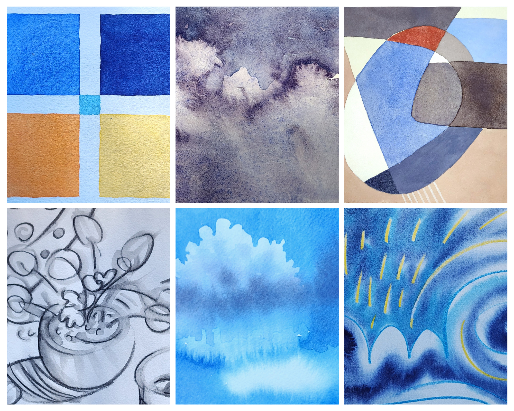 Intro to Watercolor Plus  May 16 - 1-4PM