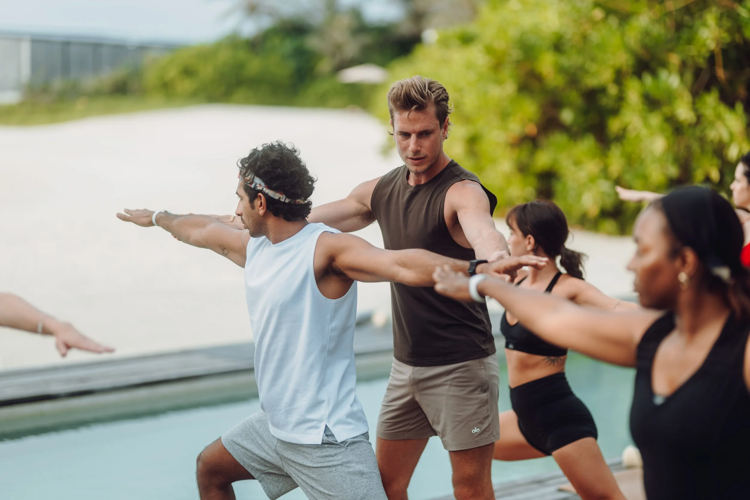 Yoga in the Maldives with Yoga Instructor Josh Kra,er
