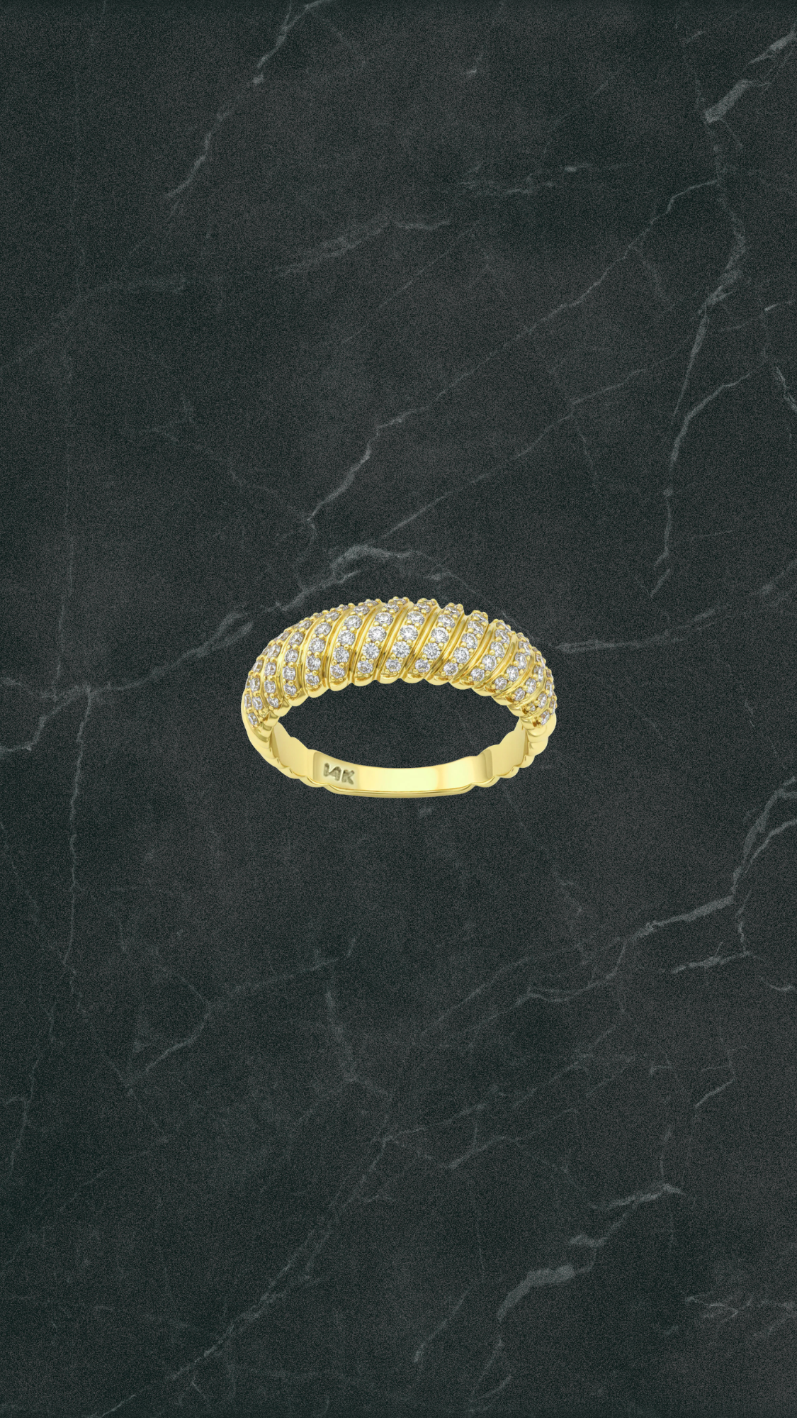 Chunky Gold Band