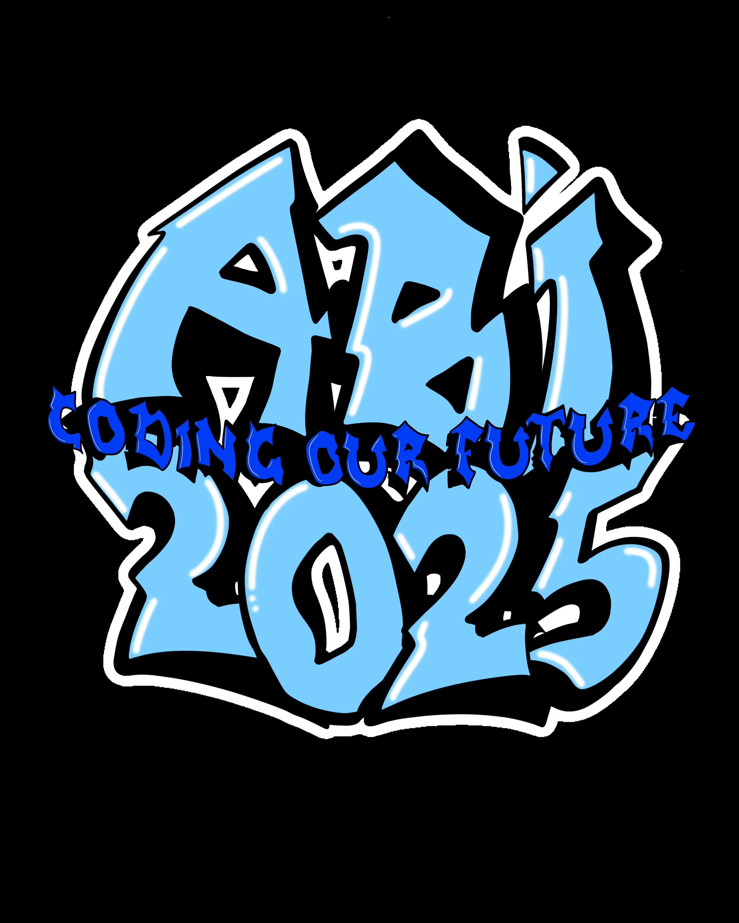 "A(B)I 2025" first logo design made by me 
