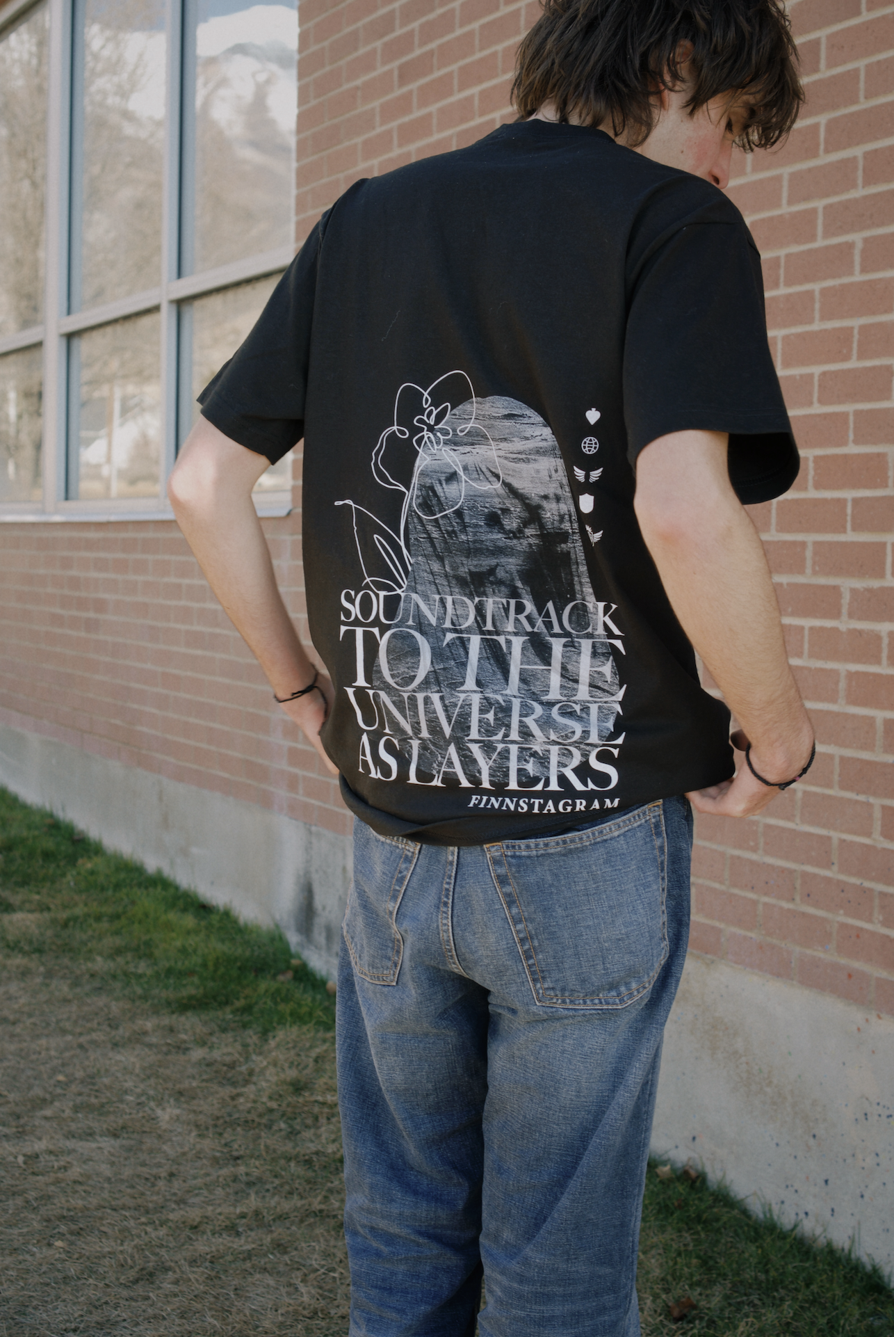 Black Soundtrack To The Universe As Layers Tee