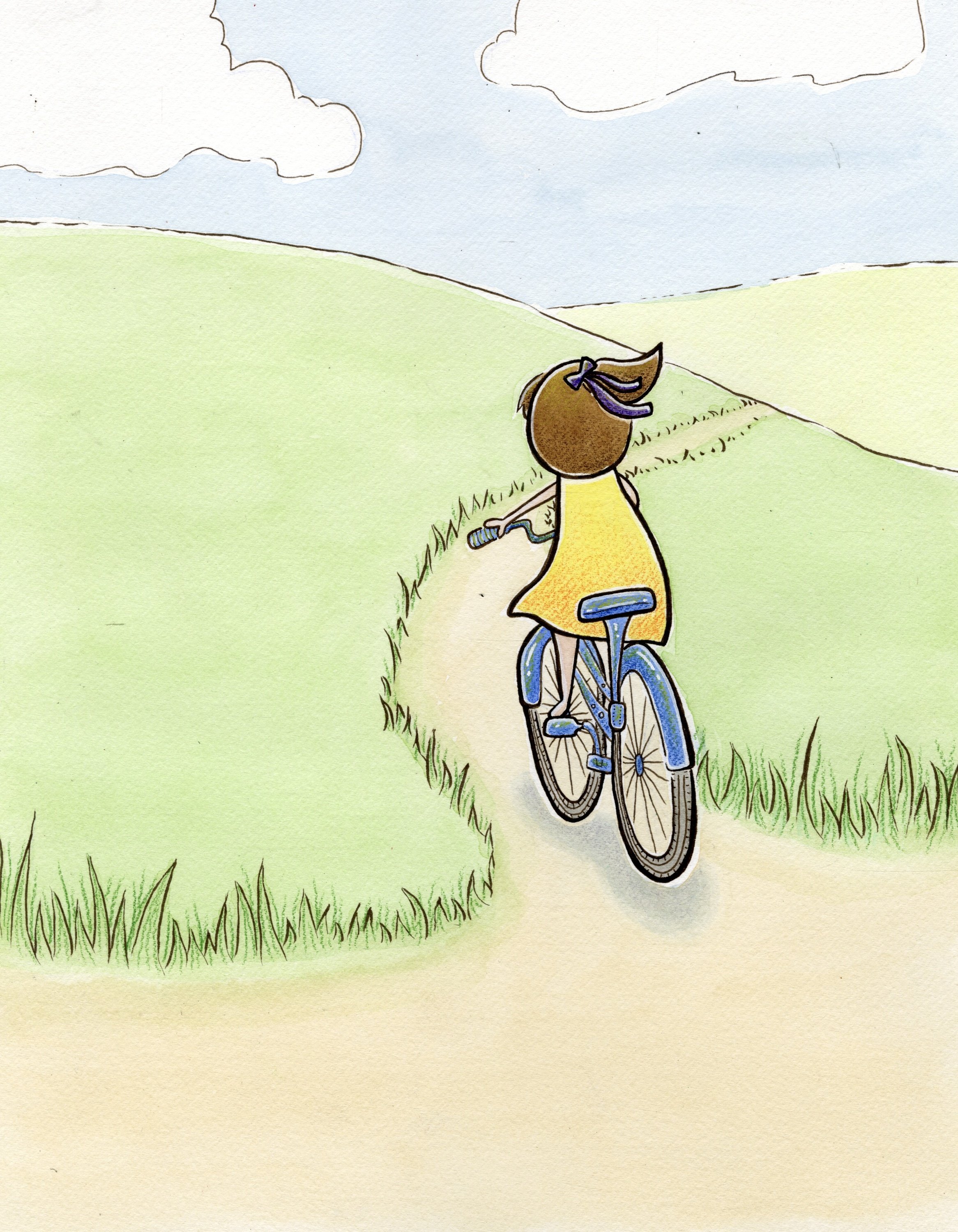 Bicycle Ride Art Print