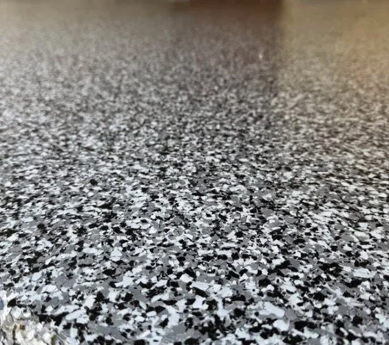 Protégez votre plancher avec du flocon décoratif.