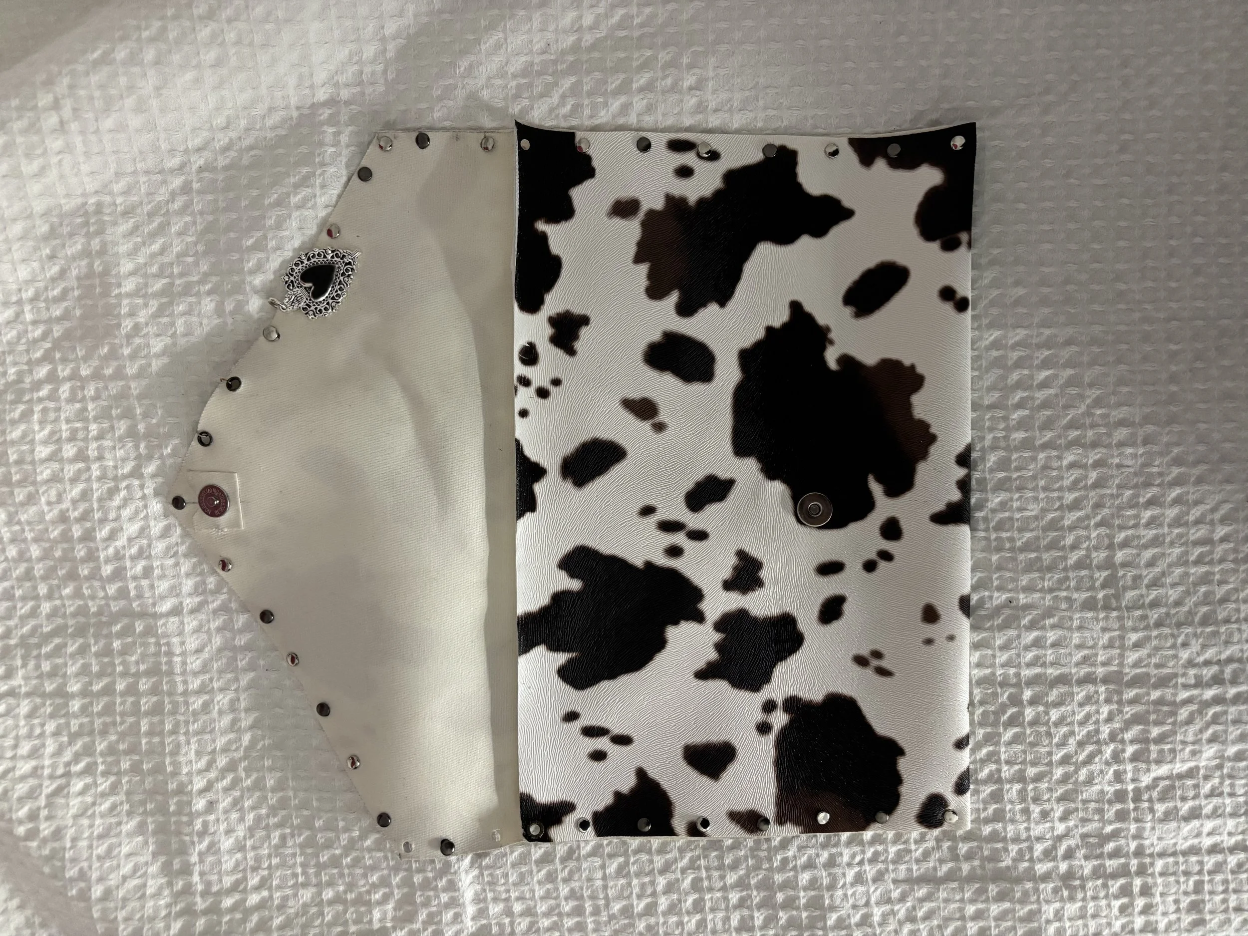 leather pouch (not real cowhide)
