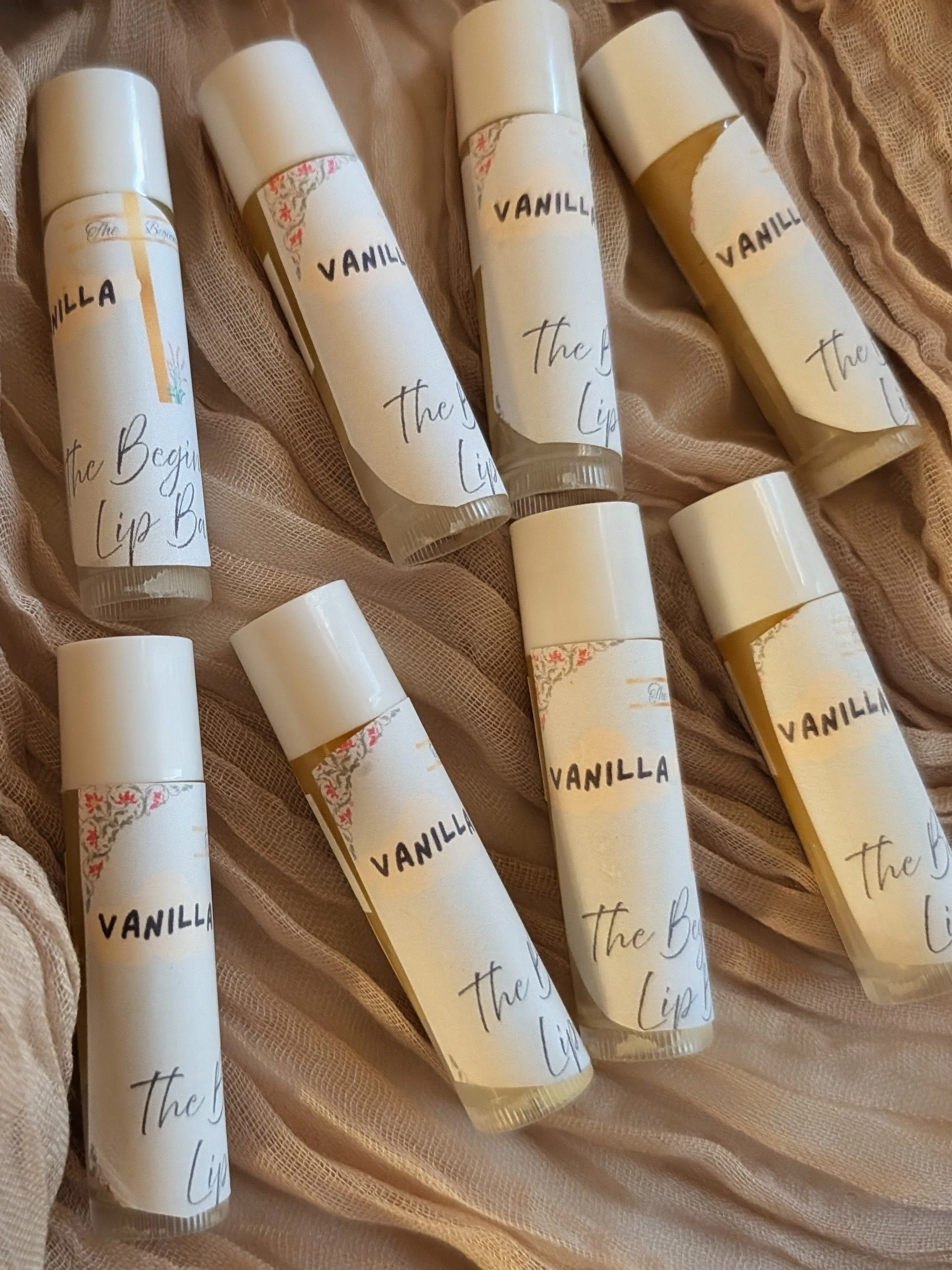 Vanilla lip balm