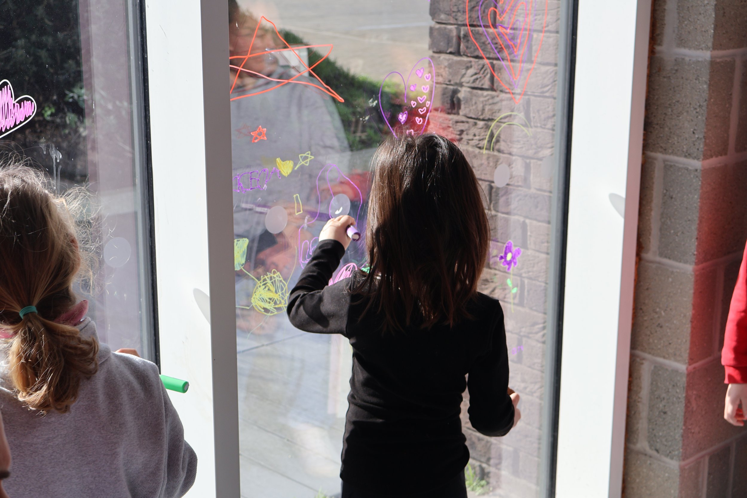 Window Drawing at Gallions Reach Shopping Park