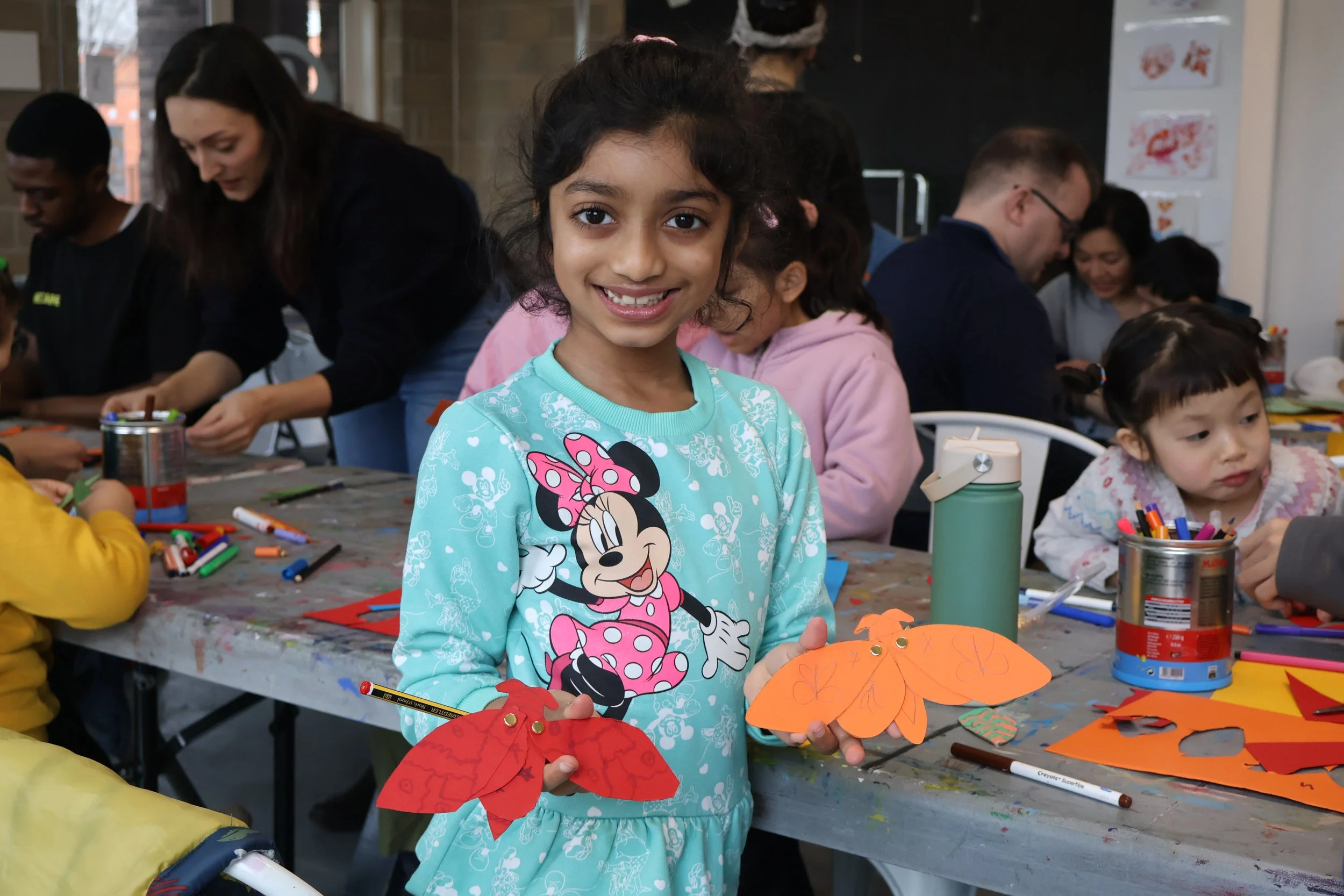 Saturday Kids Club- Paper Moth Puppets