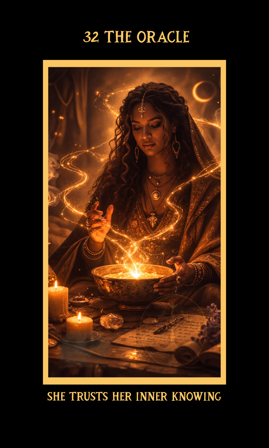 Dangerous Woman Oracle card 32, The Oracle