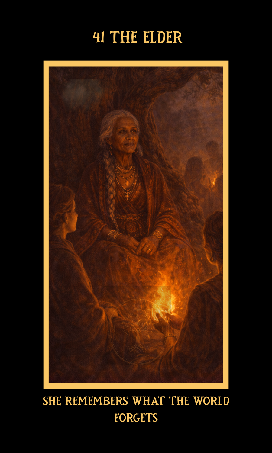 Dangerous Woman Oracle card 41, The Elder