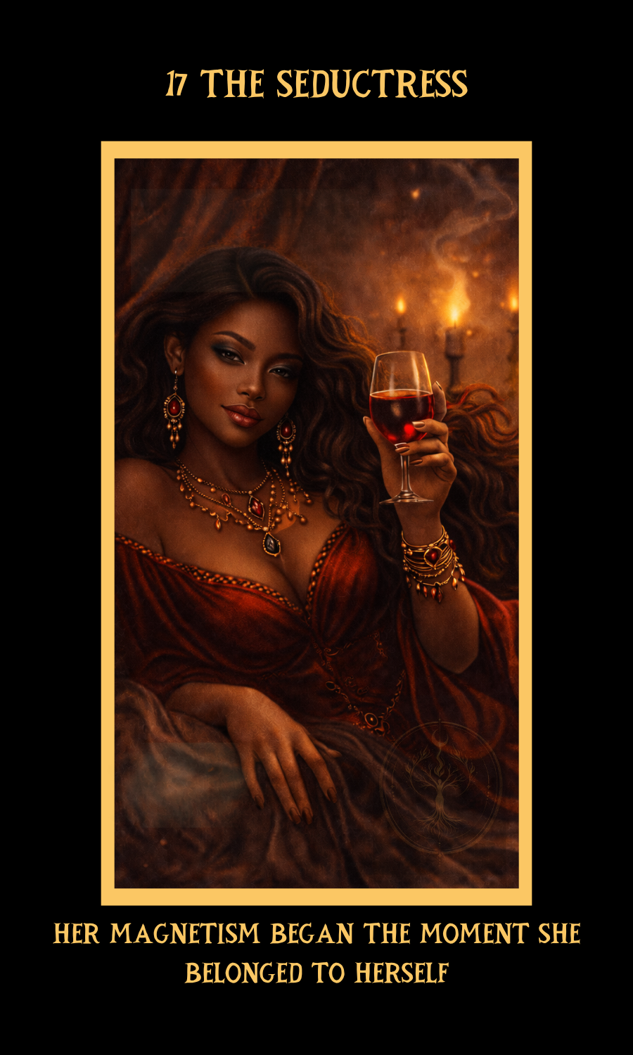 Dangerous Woman Oracle card 12, The Seductress
