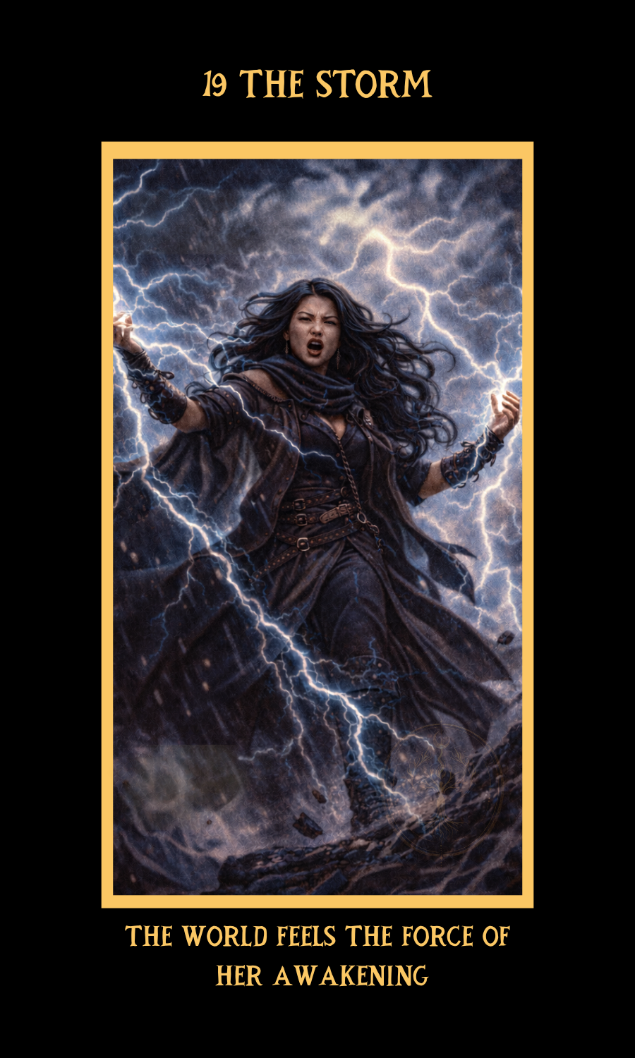 Dangerous Woman Oracle card 19, The Storm