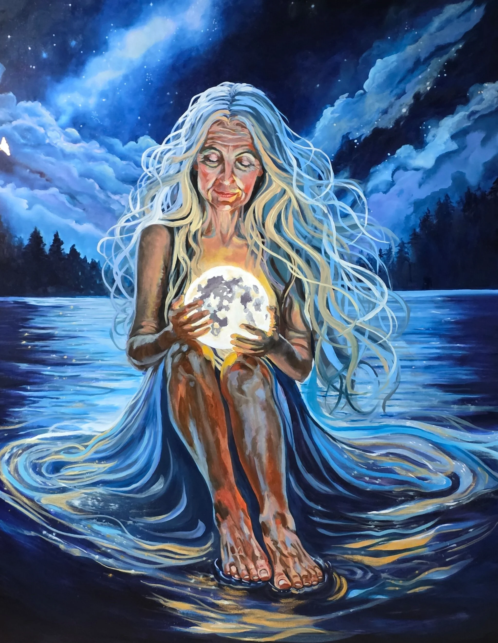 Guided from Within
     36x48, Acrylics and Oils