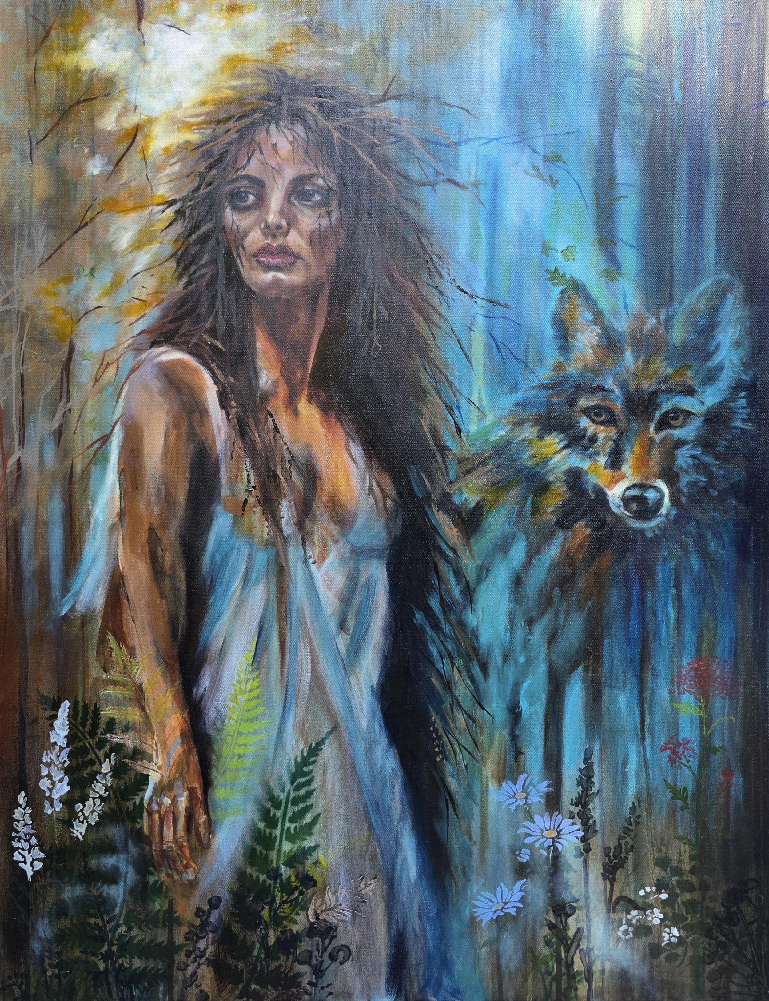 Where Knowing Begins
40x30x1.5      Mixed media/oils
