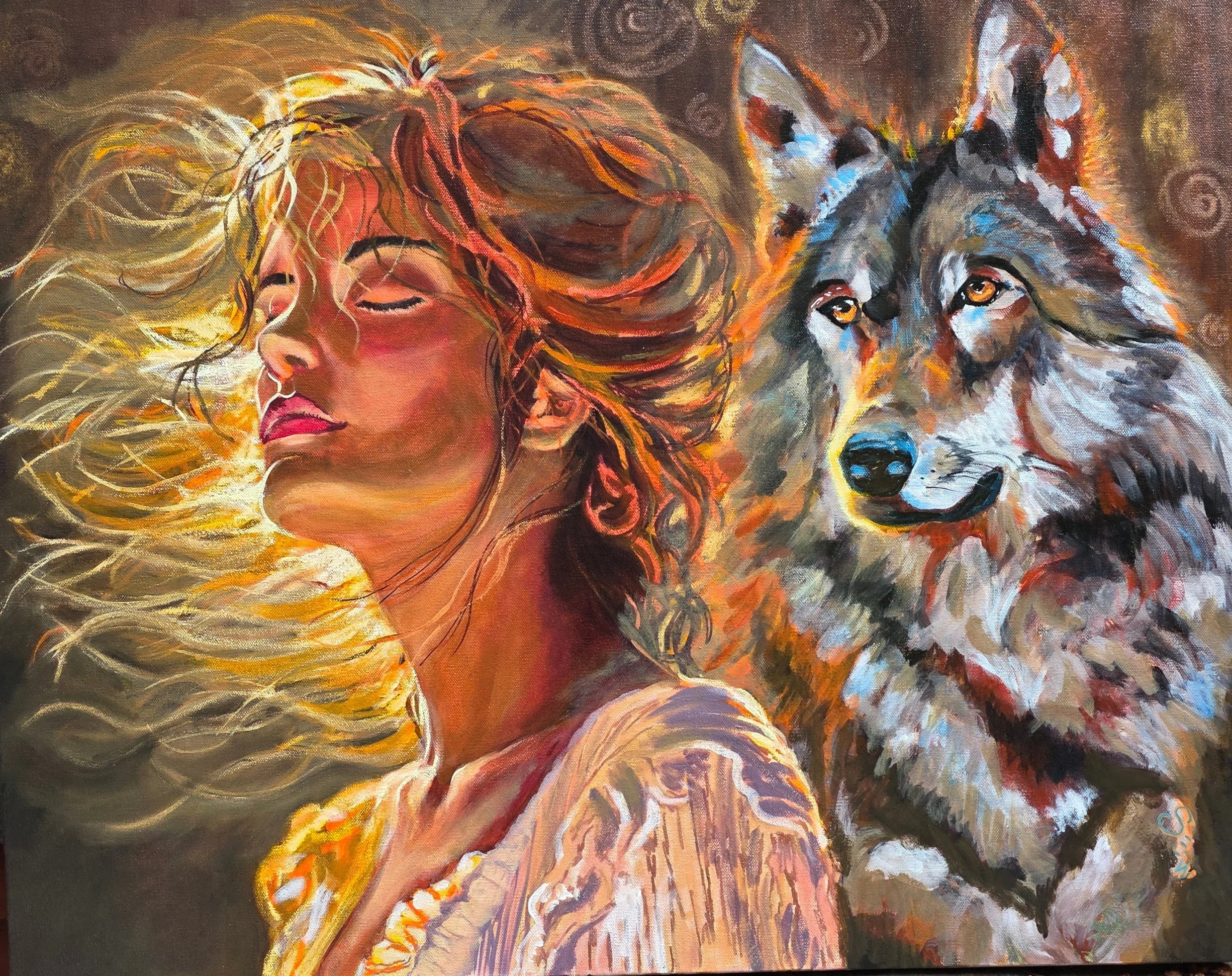 Sentinel of the Soul
24x30x1.5    Mixed media/oils