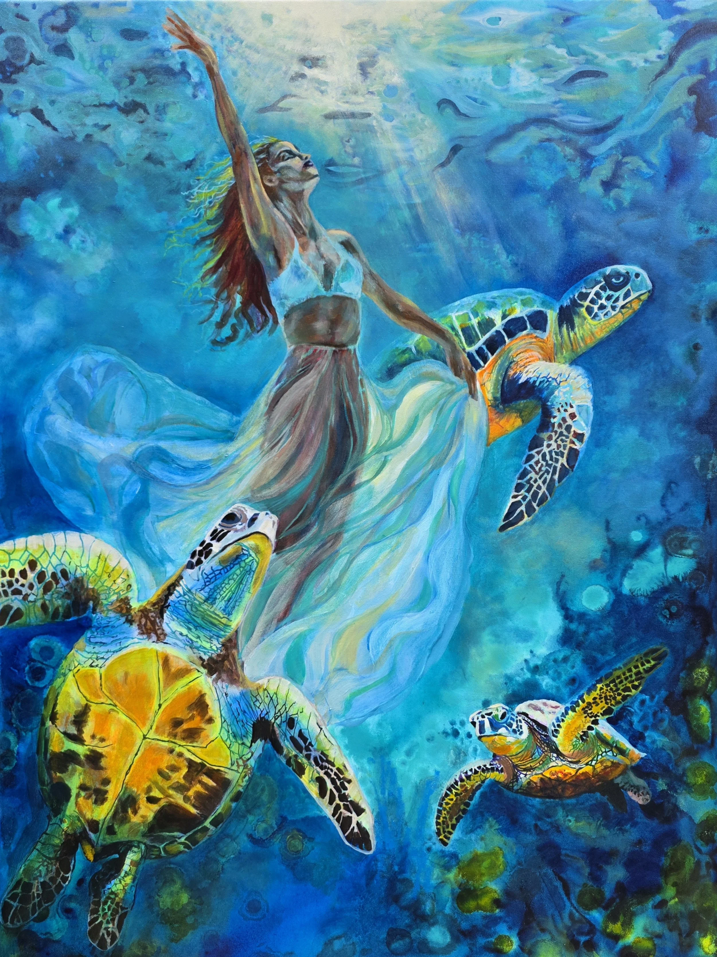 Keeping Company
     40x30x.75     Acrylics and Oils