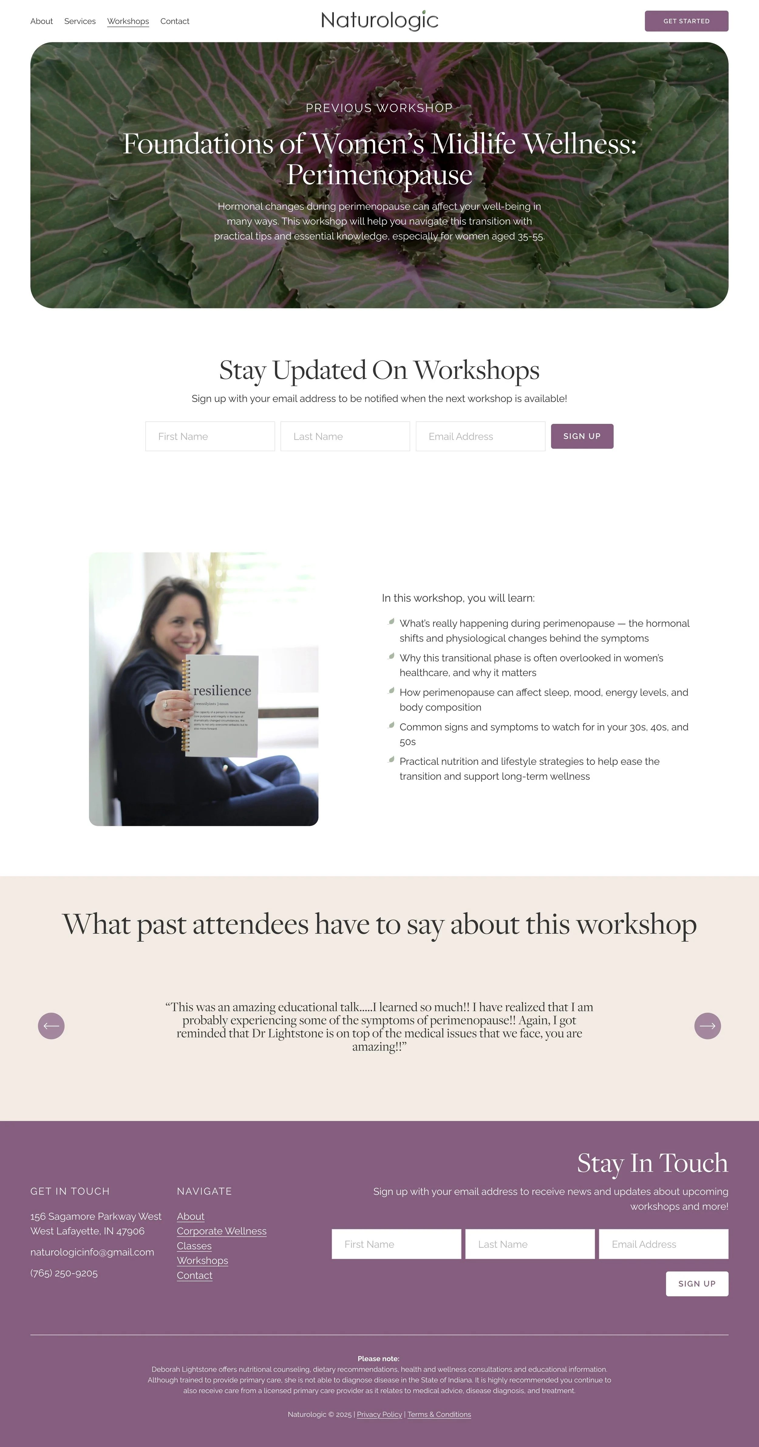 Workshops