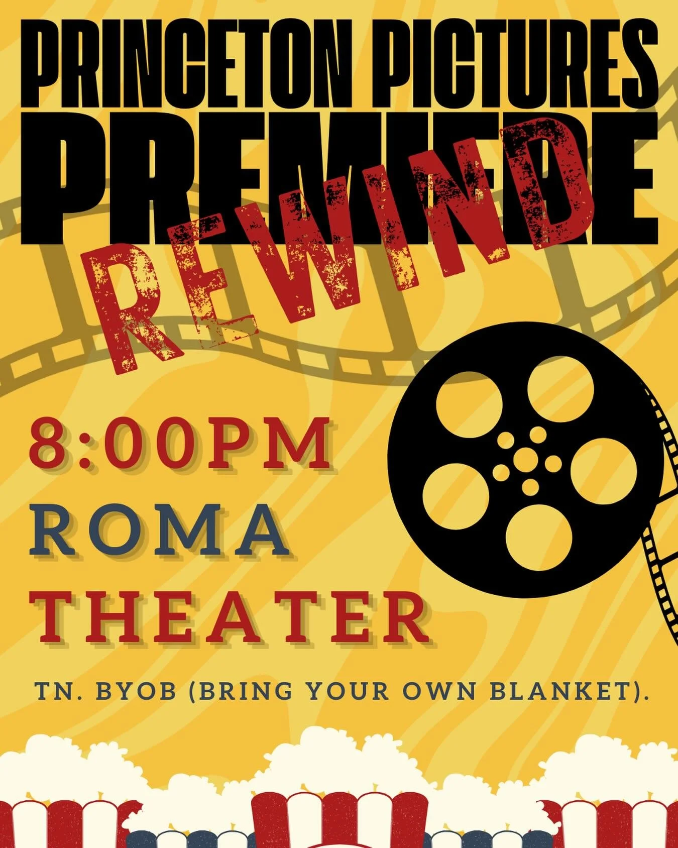 Missed our premiere? You&rsquo;re in luck! 🎞️

Join us for Princeton Pictures Rewind, another screening of our Spring 2025 slate. ⏪

Tonight, Roma Theater, 8pm. See you there ‼️