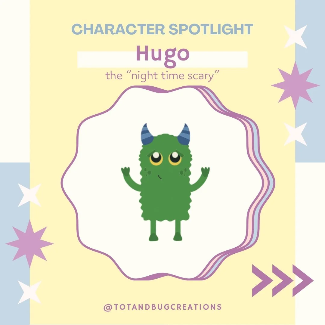 Everyone meet 💚HUGO💚 keep your eye out for this &ldquo;night time scary&rdquo; you might just find out he&rsquo;s not that scary after all 🌟

#childrensbook #childrensbooks #kidlit #childrensauthor #kidsbooks