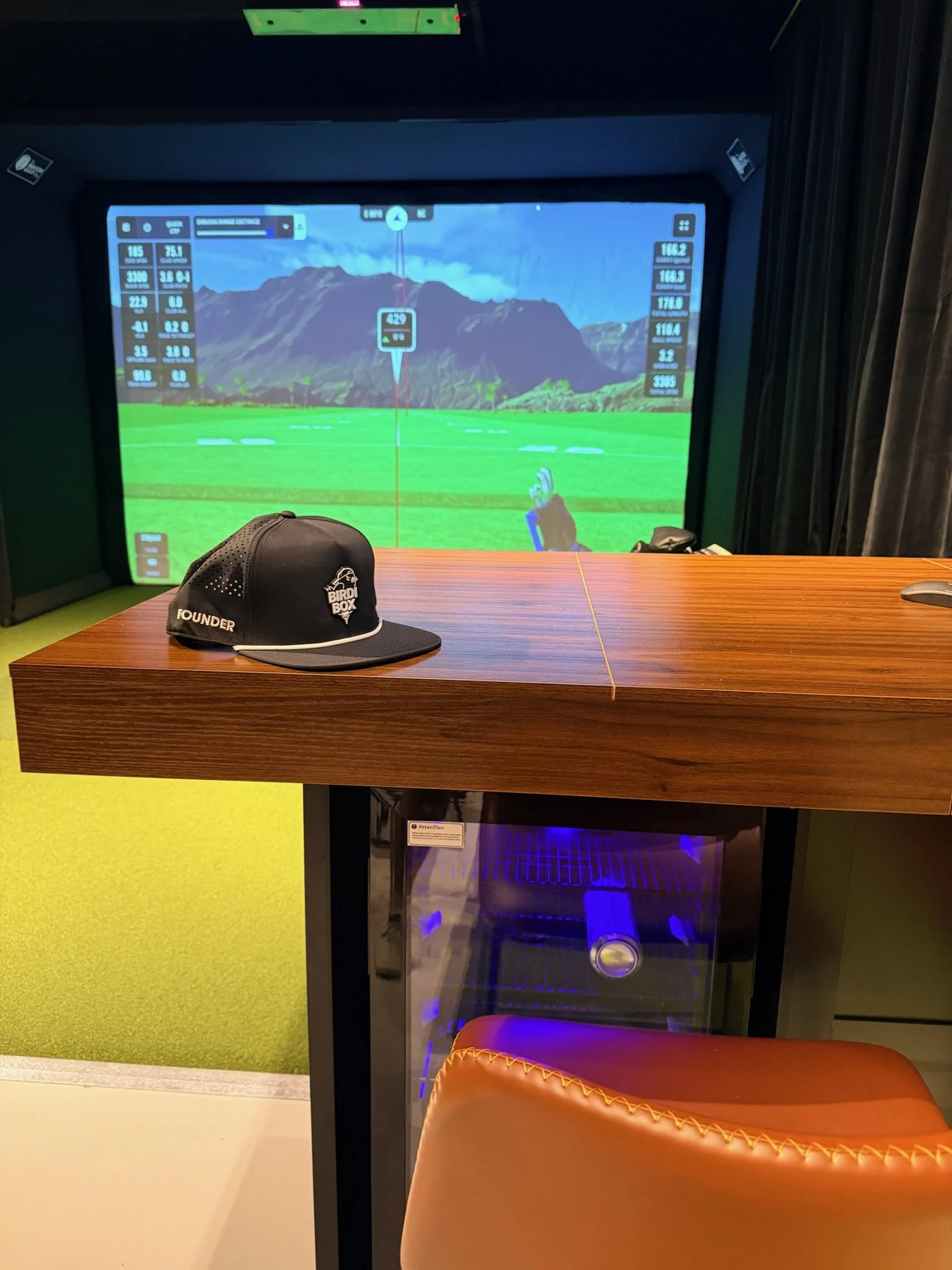 Three simulator bays
