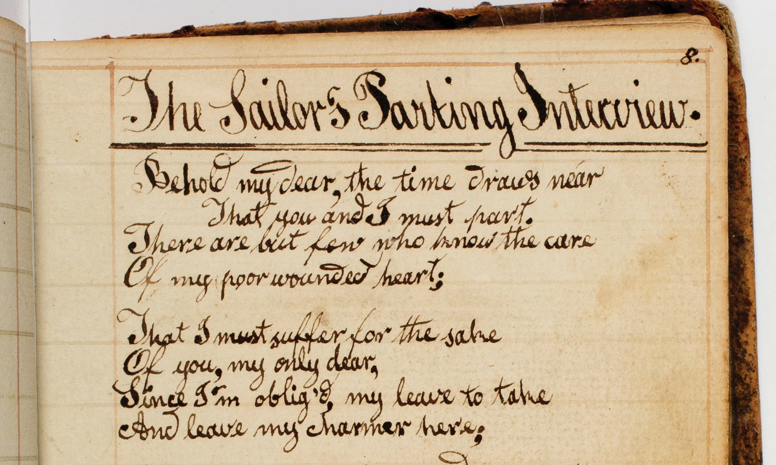 A handwritten journal page titled 'The Savior's Sacrament' with cursive ink writing on aged paper.