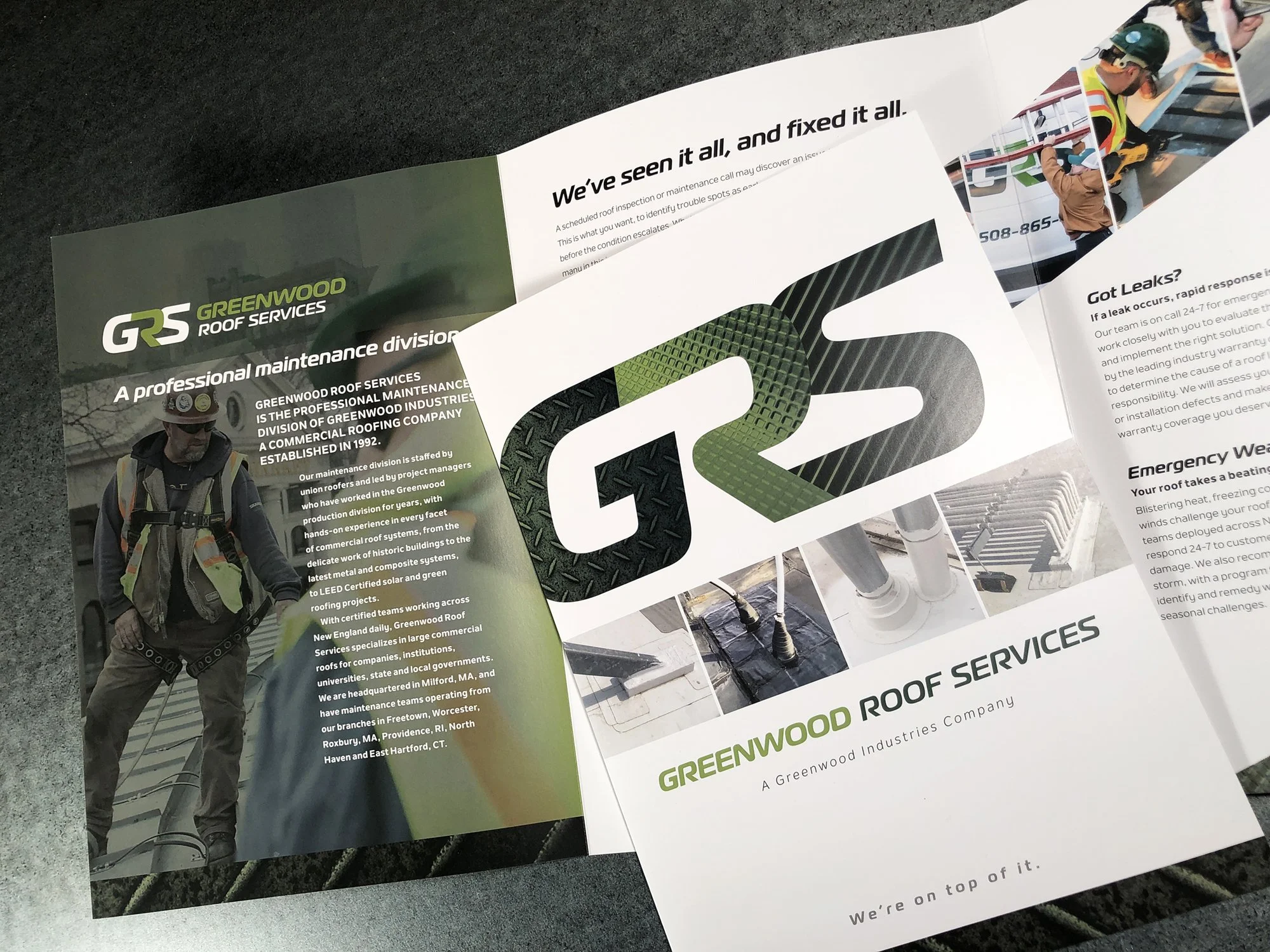 Greenwood Roof Services: Marketing Brochure
