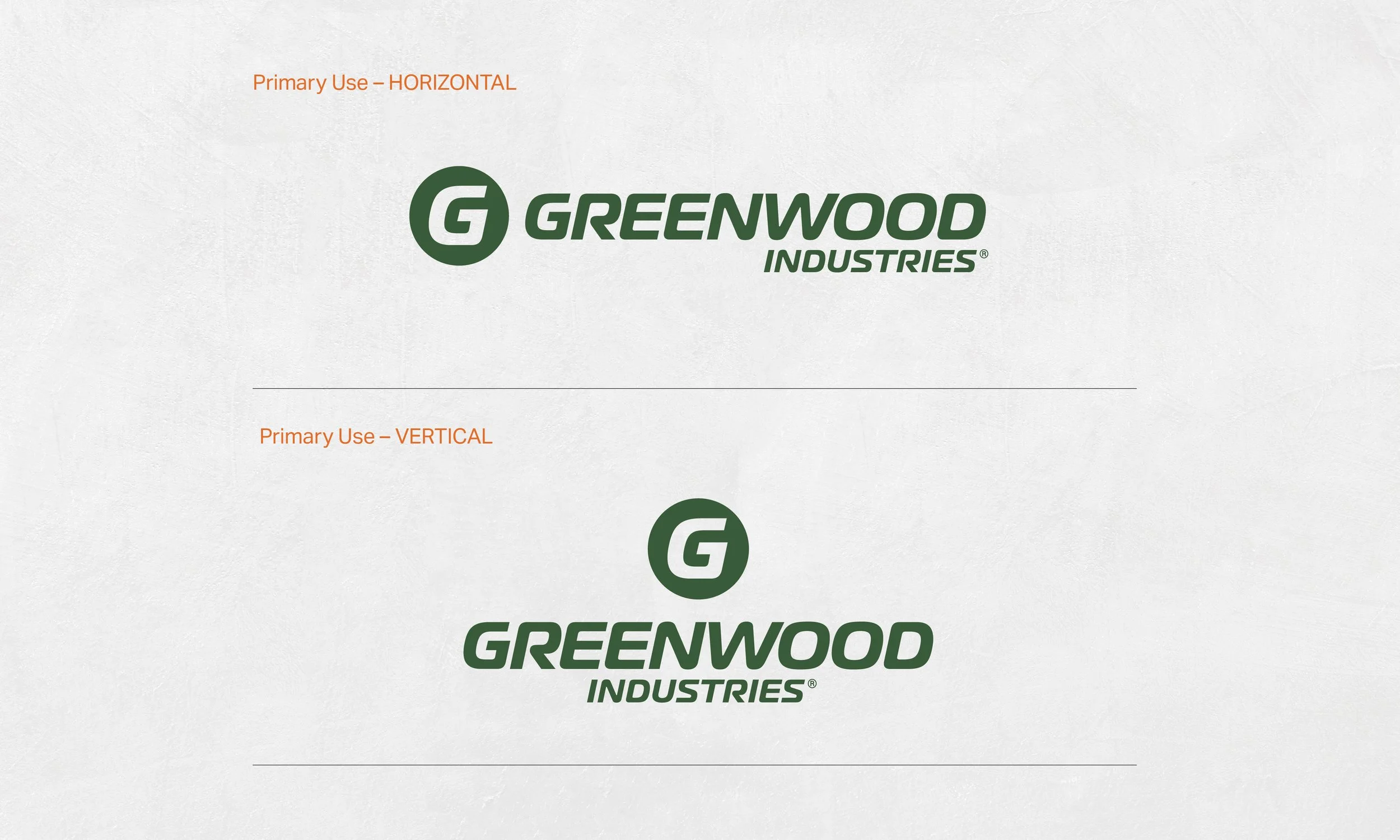 Greenwood Identity: Primary Logo