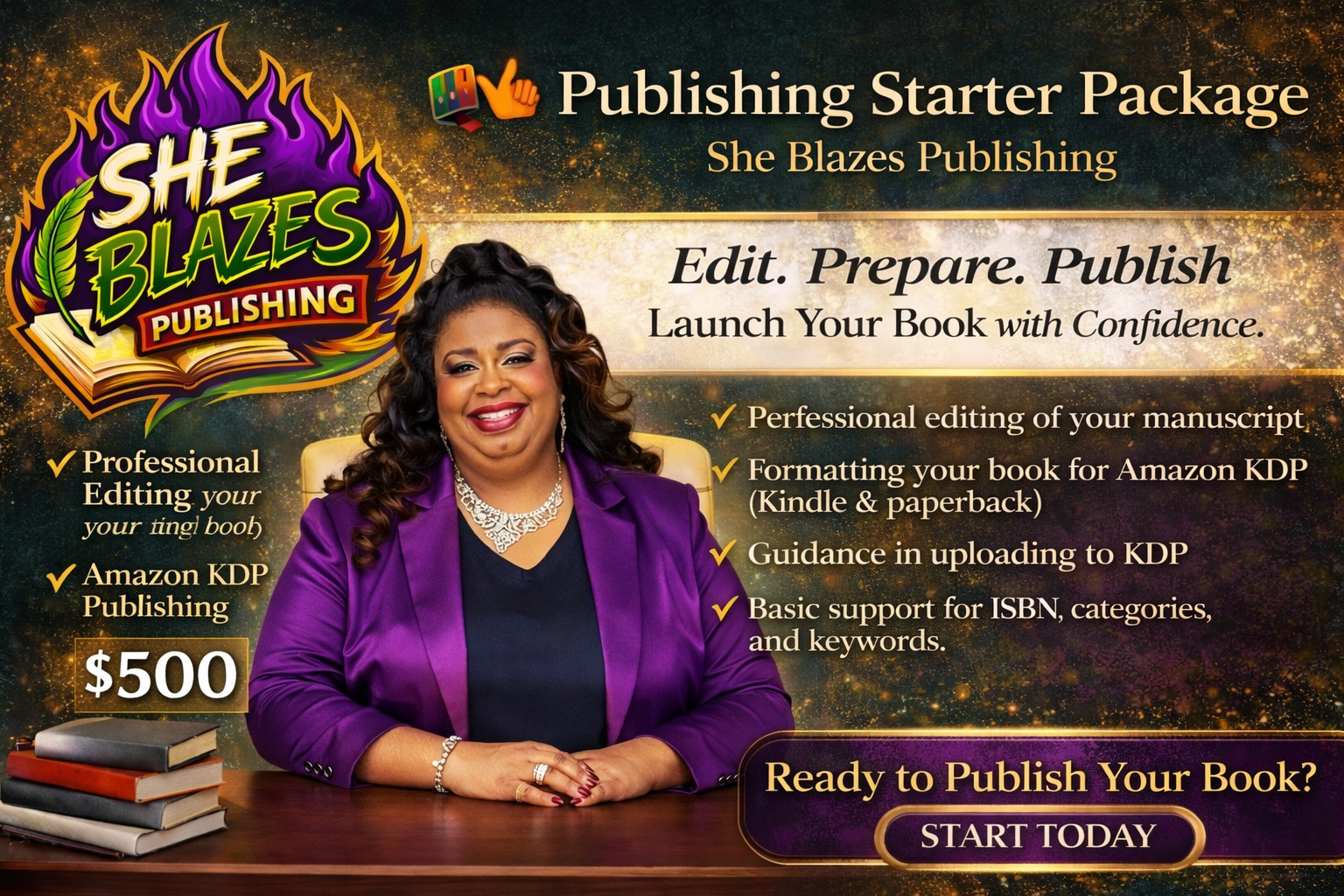 She Blazes Publishing Starter Package