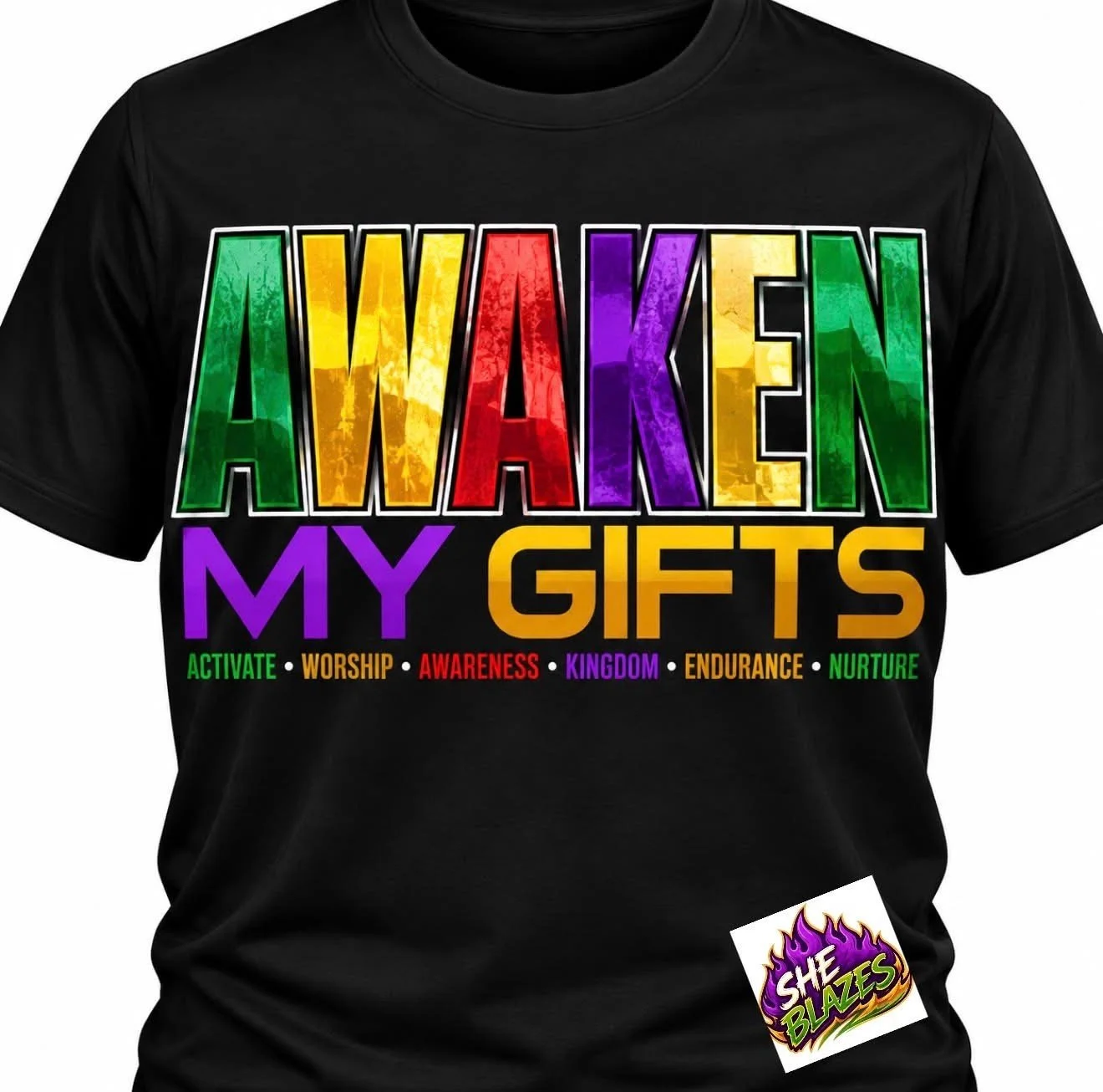 'Awaken My Gifts' Inspirational T-Shirt