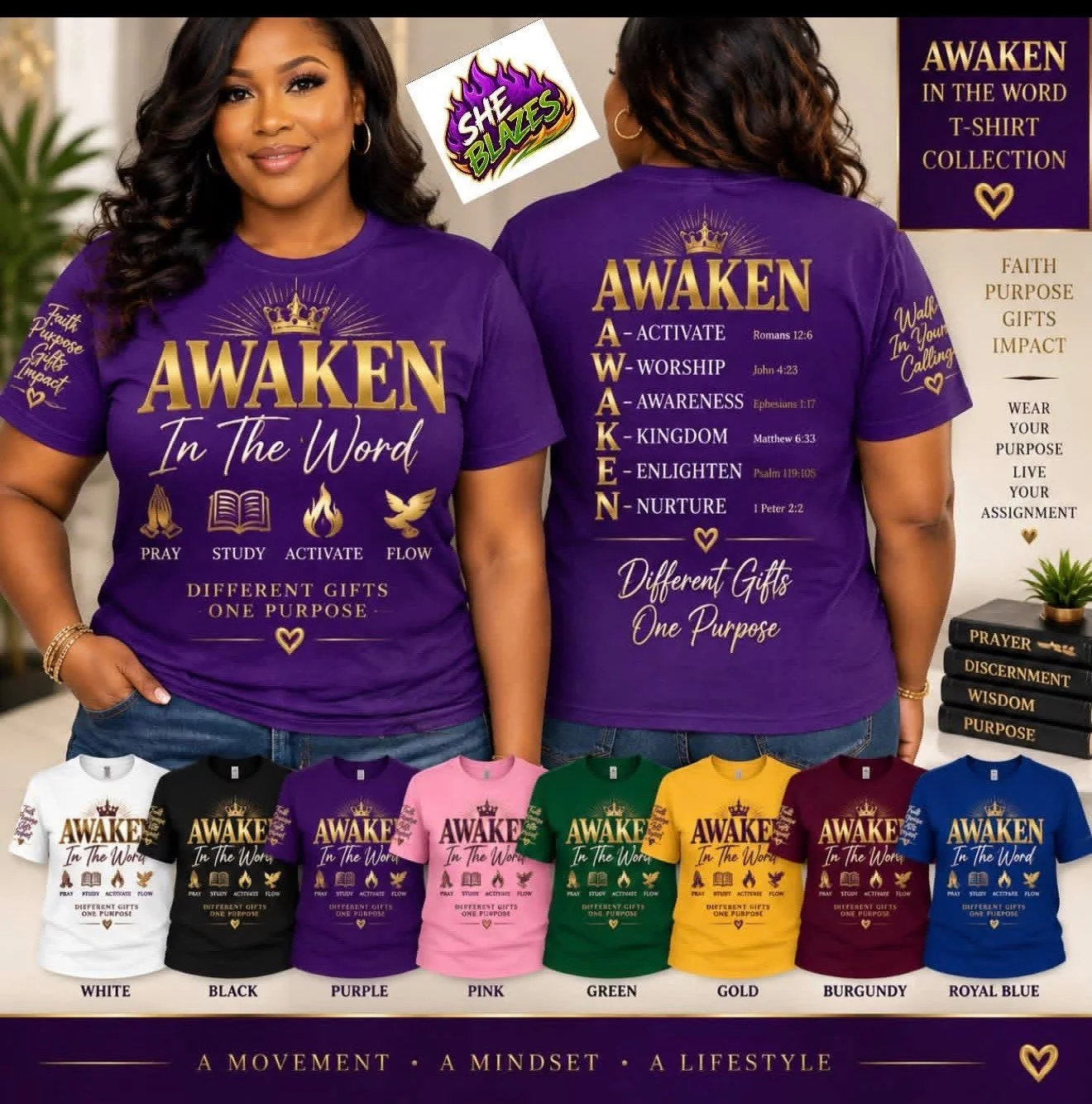 'Awaken In The Word' Empowerment T-Shirt Collection