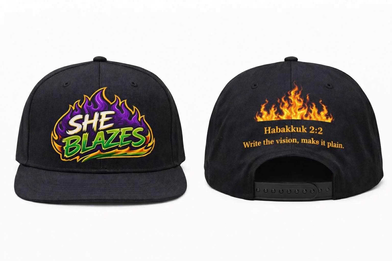 She Blazes Inspirational Snapback